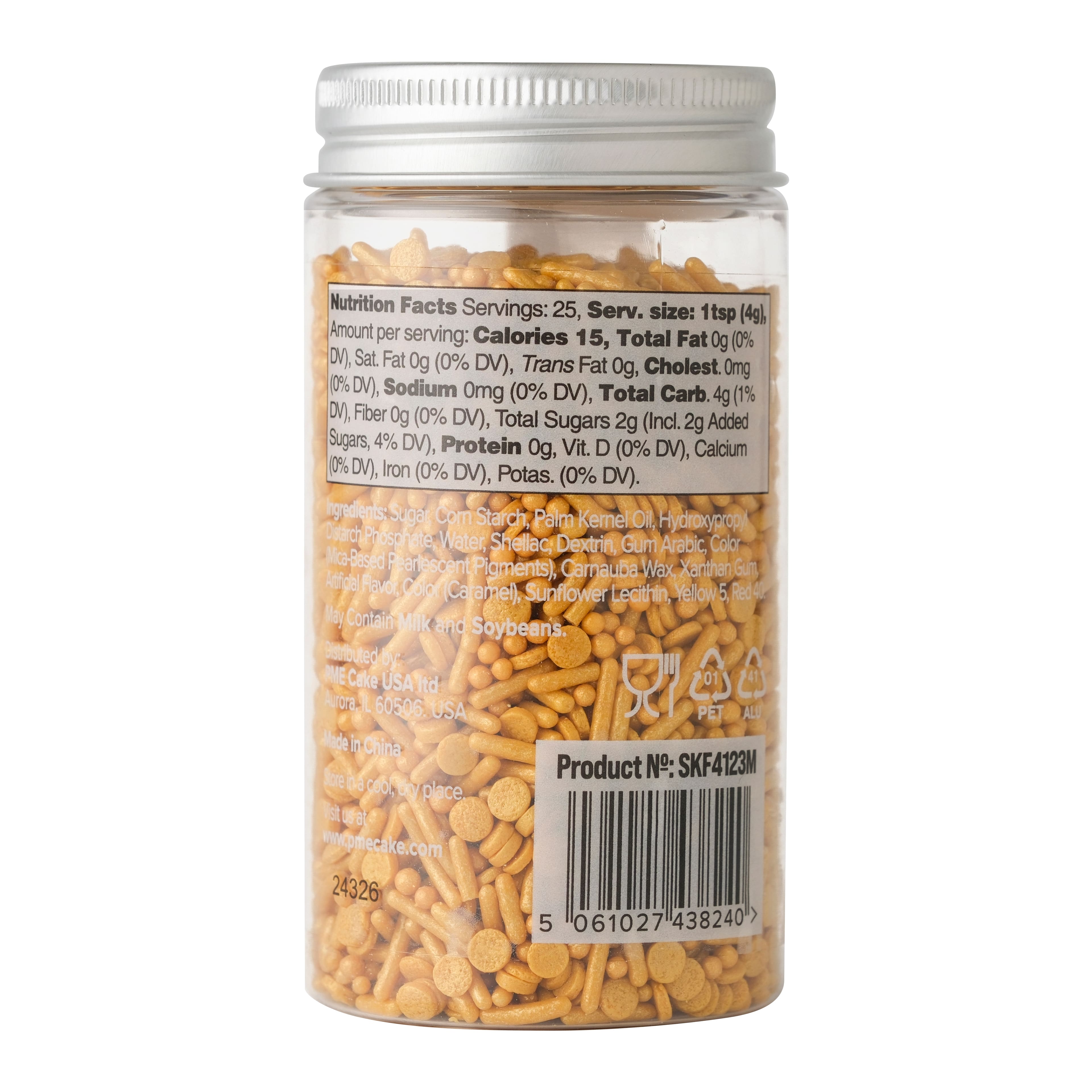 PME Cake Sweet Street&#x2122; 3.5 oz. Sprinkle Mix