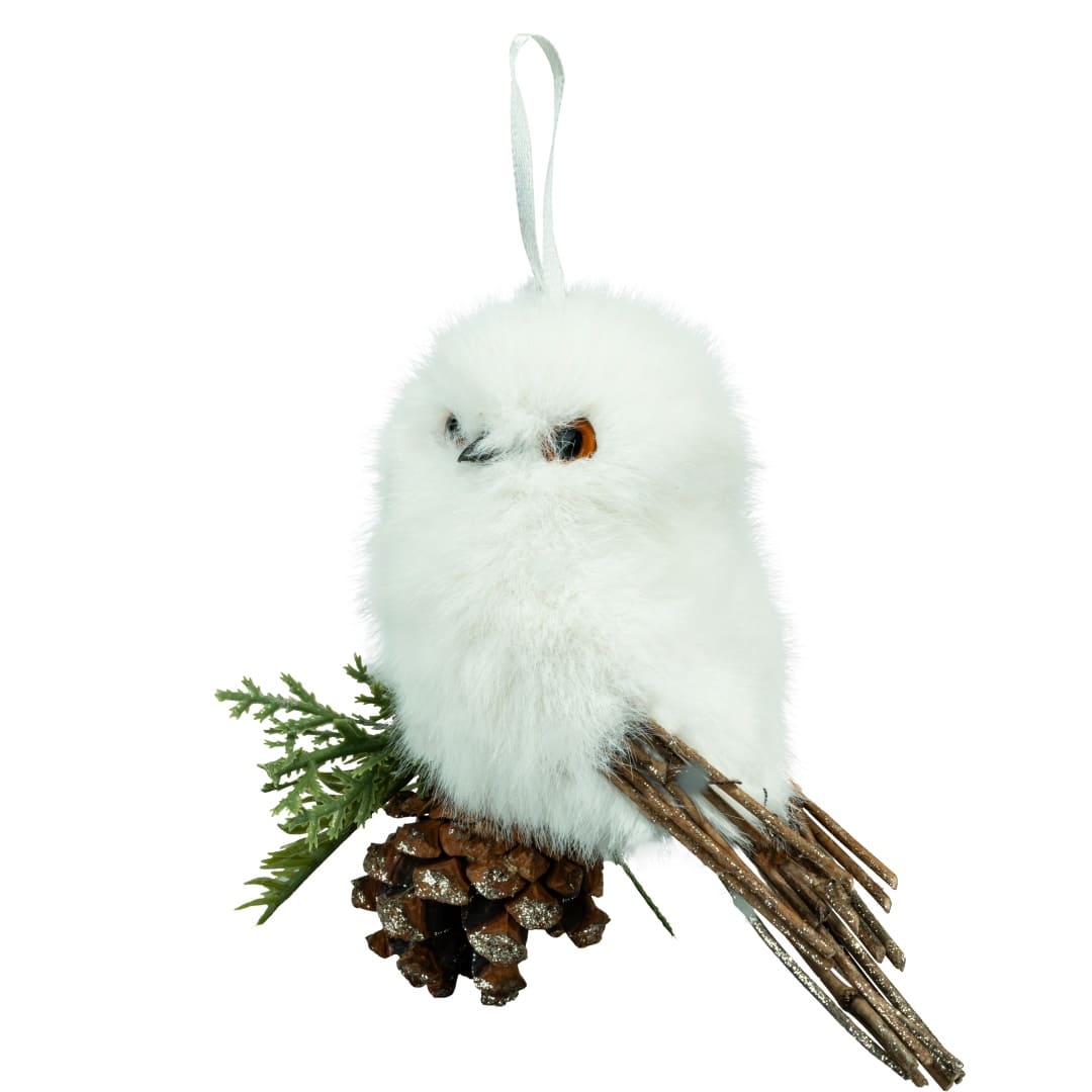 5&#x22; White Owl Ornament by Ashland&#xAE;