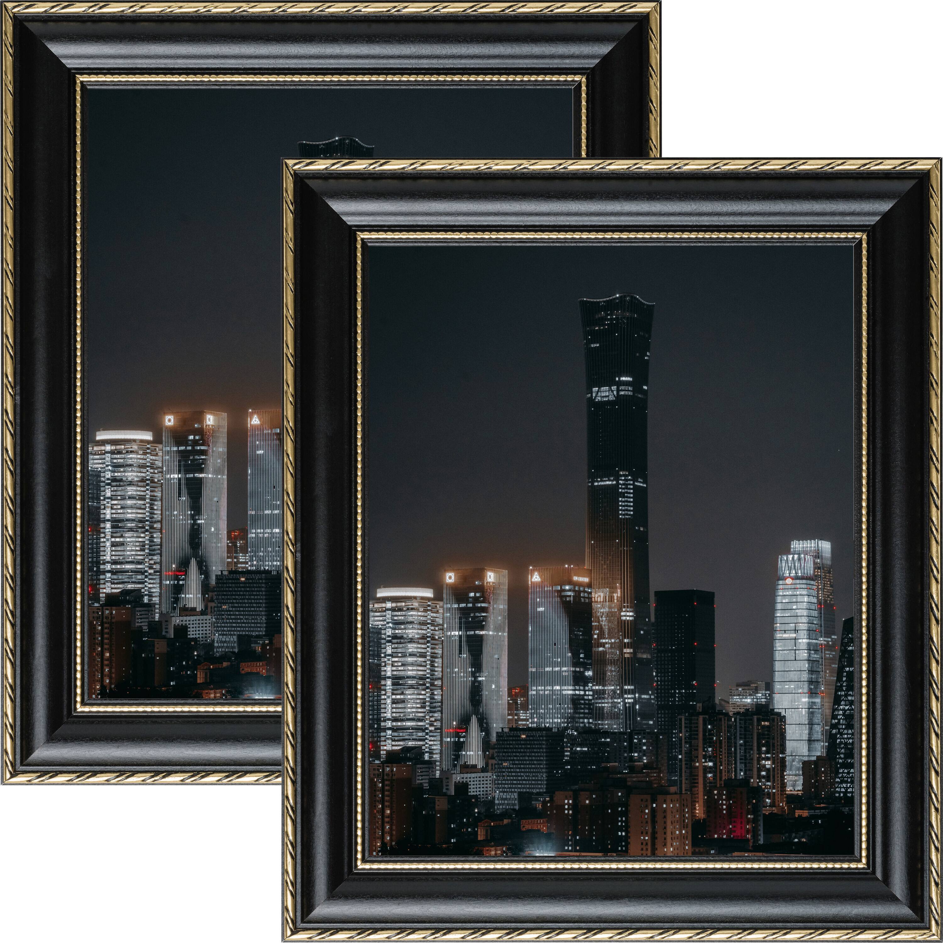 2 Pack Craig Frames Victoria Black & Gold Picture Frame