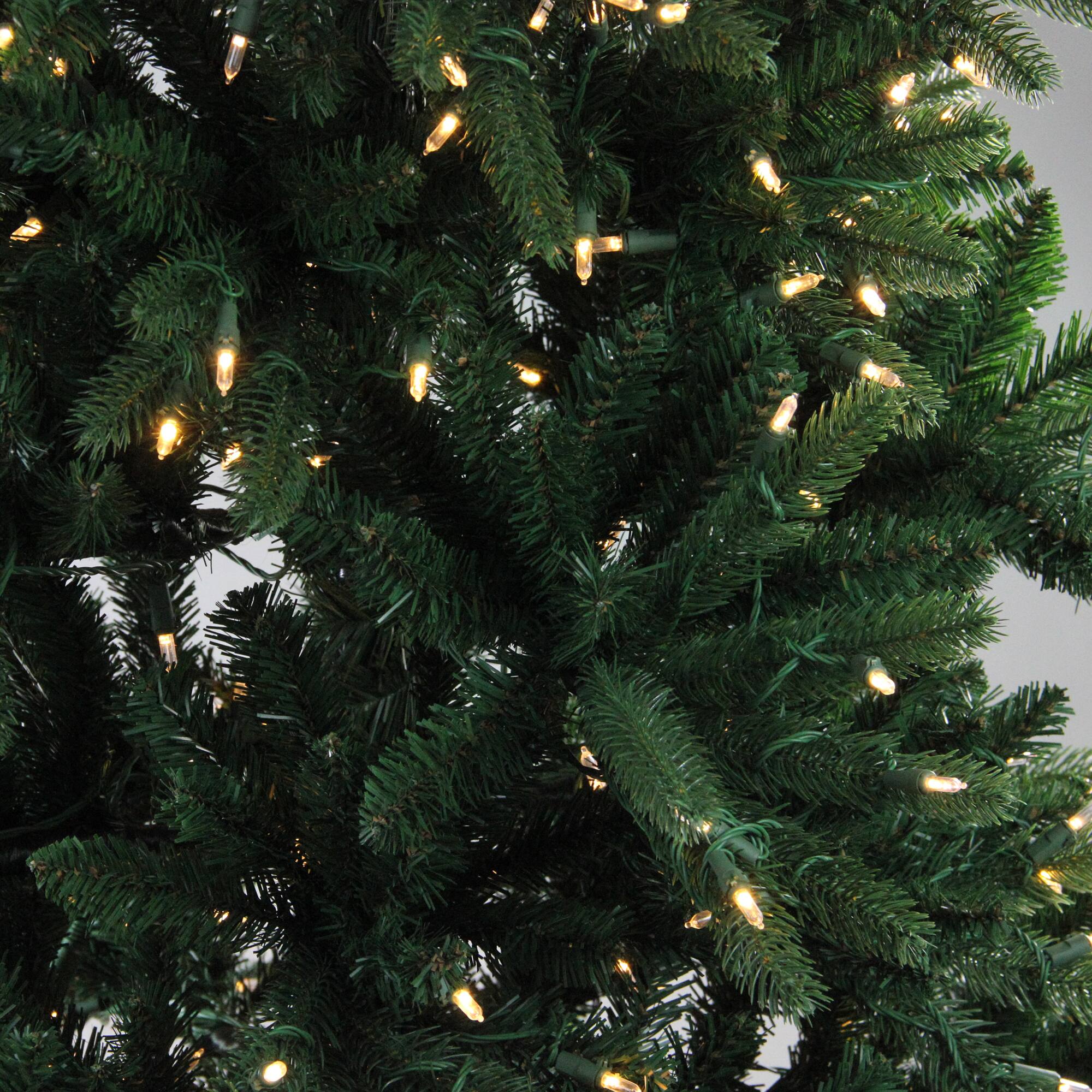 9ft. Pre-Lit Medium Noble Fir Artificial Christmas Tree, Multicolor LED Lights with Instant Connect Technology