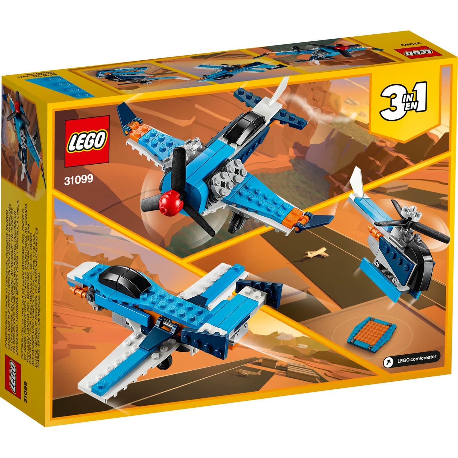 lego creator 3 in 1 plane