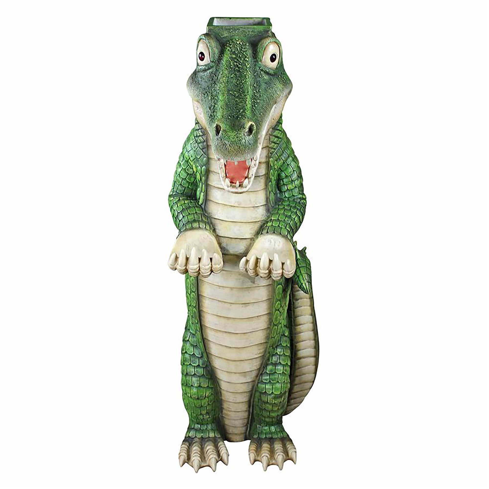 Design Toscano 43&#x22; Postal Gator Mail Post Sleeve Statue