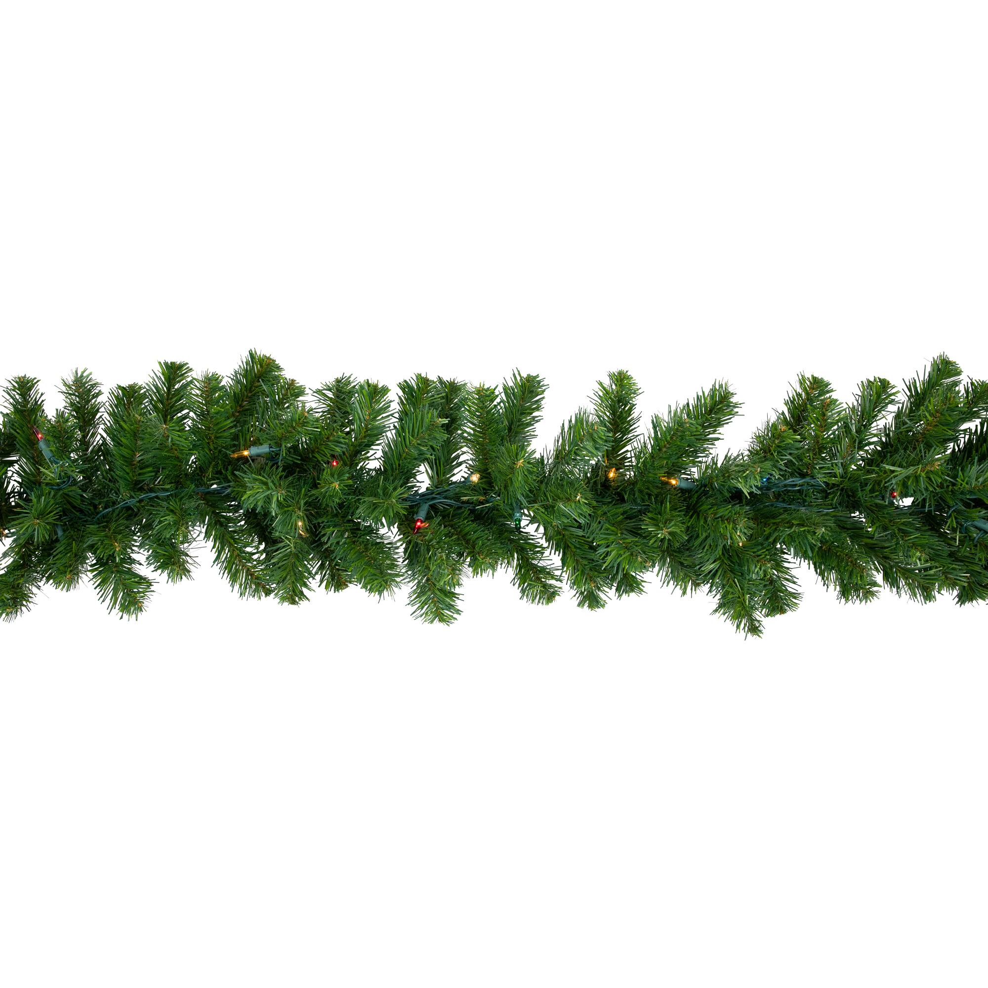 9ft. Pre-Lit Multicolor Lighted Oak Creek Pine Garland