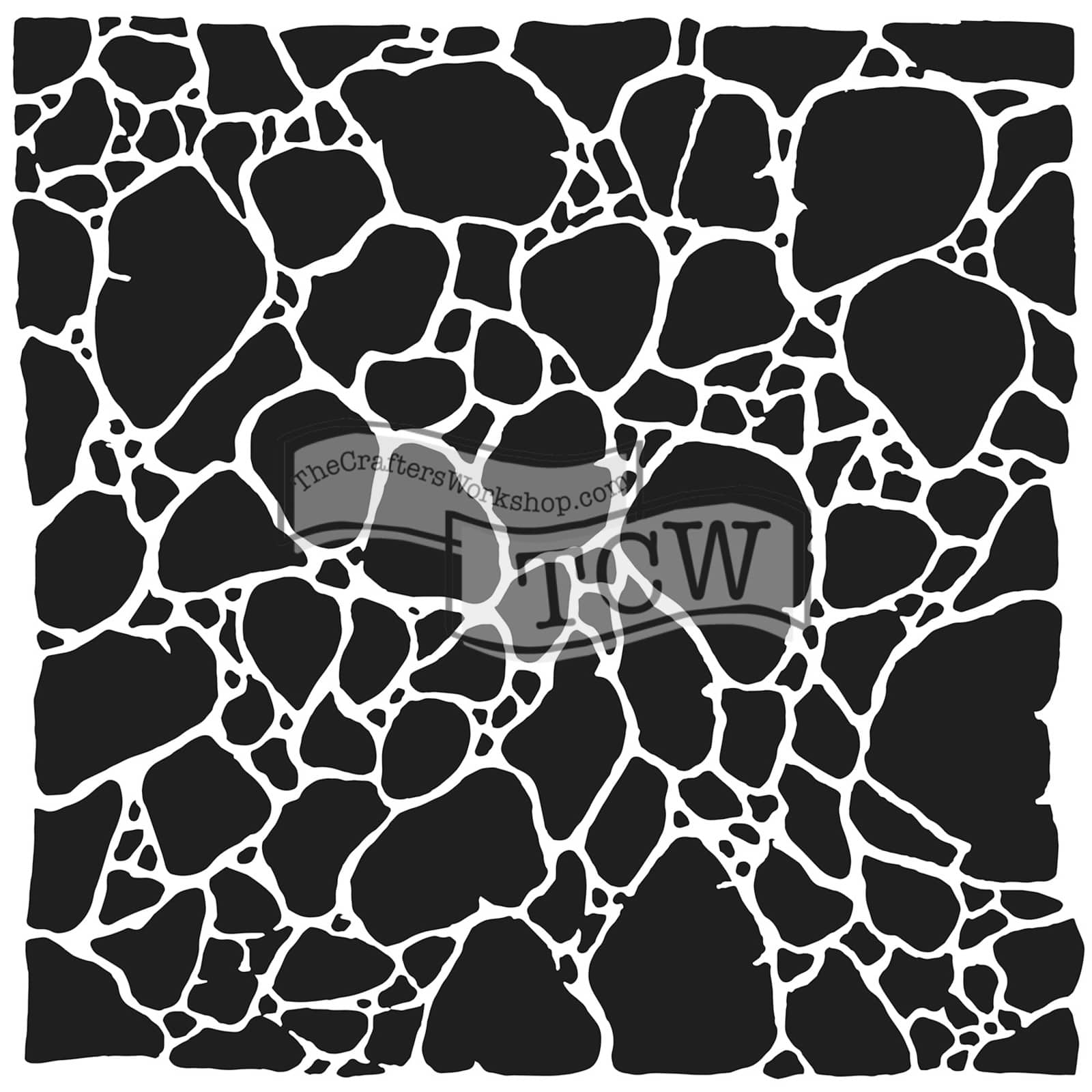 The Crafter's Workshop Organic Matter Stencil