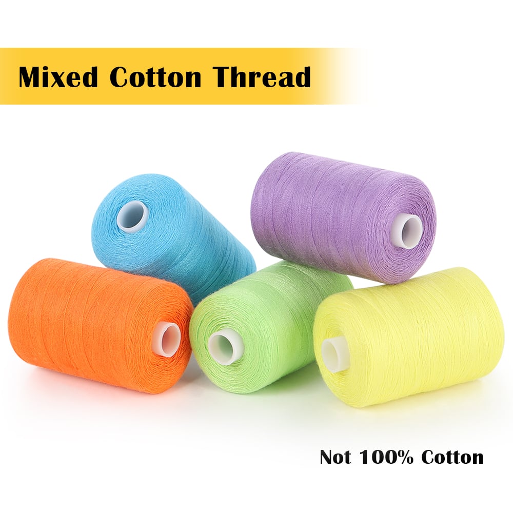 HAITRAL® Light Color Vivid Cotton Quilting Thread Set