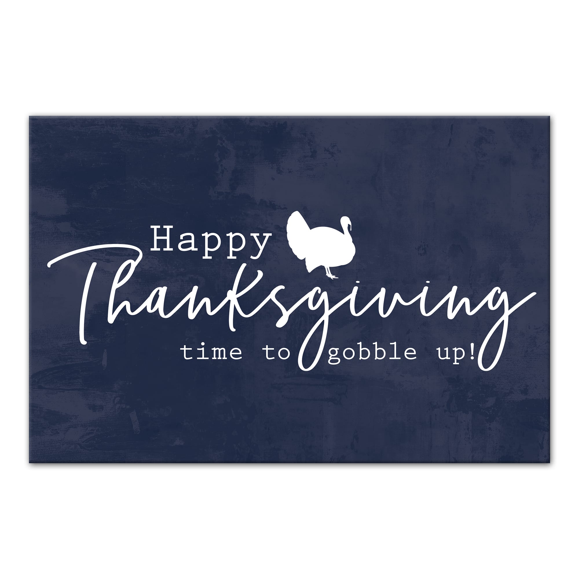 Happy Thanksgiving Gobble Up Canvas Wall Art