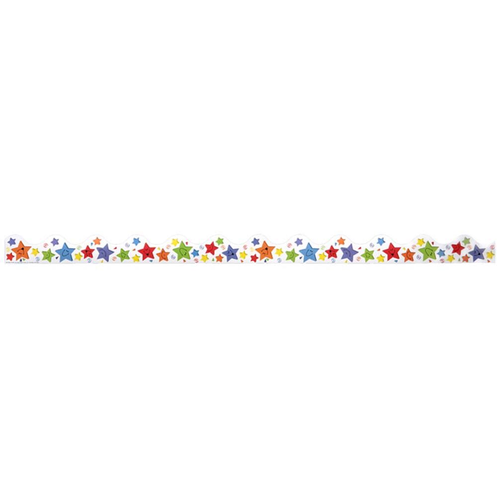 Eureka Multicolor Smiley Face Shooting Star Bulletin Board Trim
