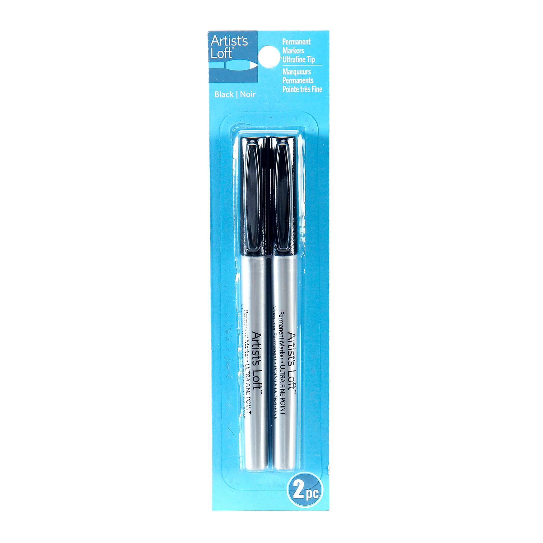 Black Ultra Fine Permanent Markers by Artist’s Loft™ Permanent