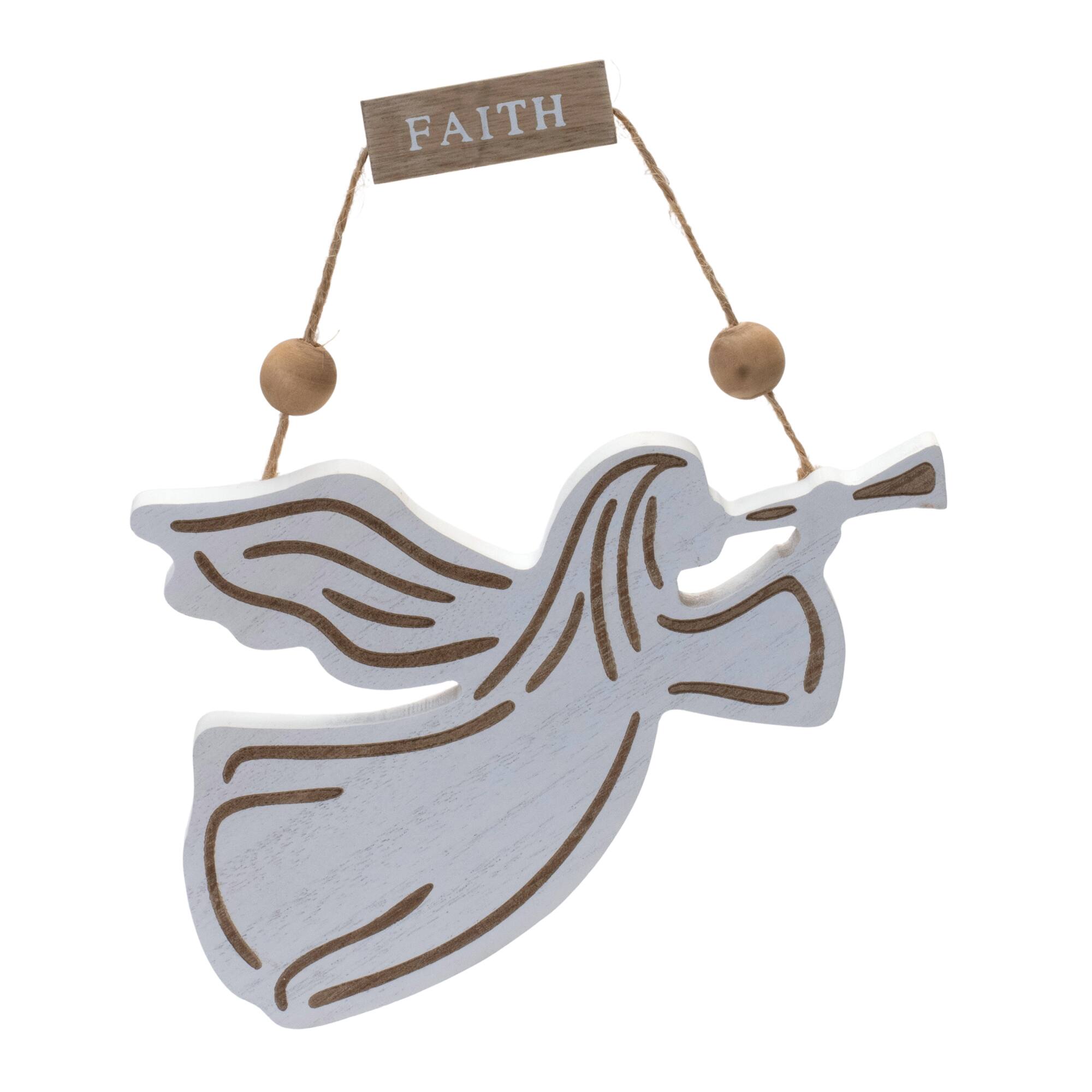 Dove &#x26; Angel Sentiment Ornament Set