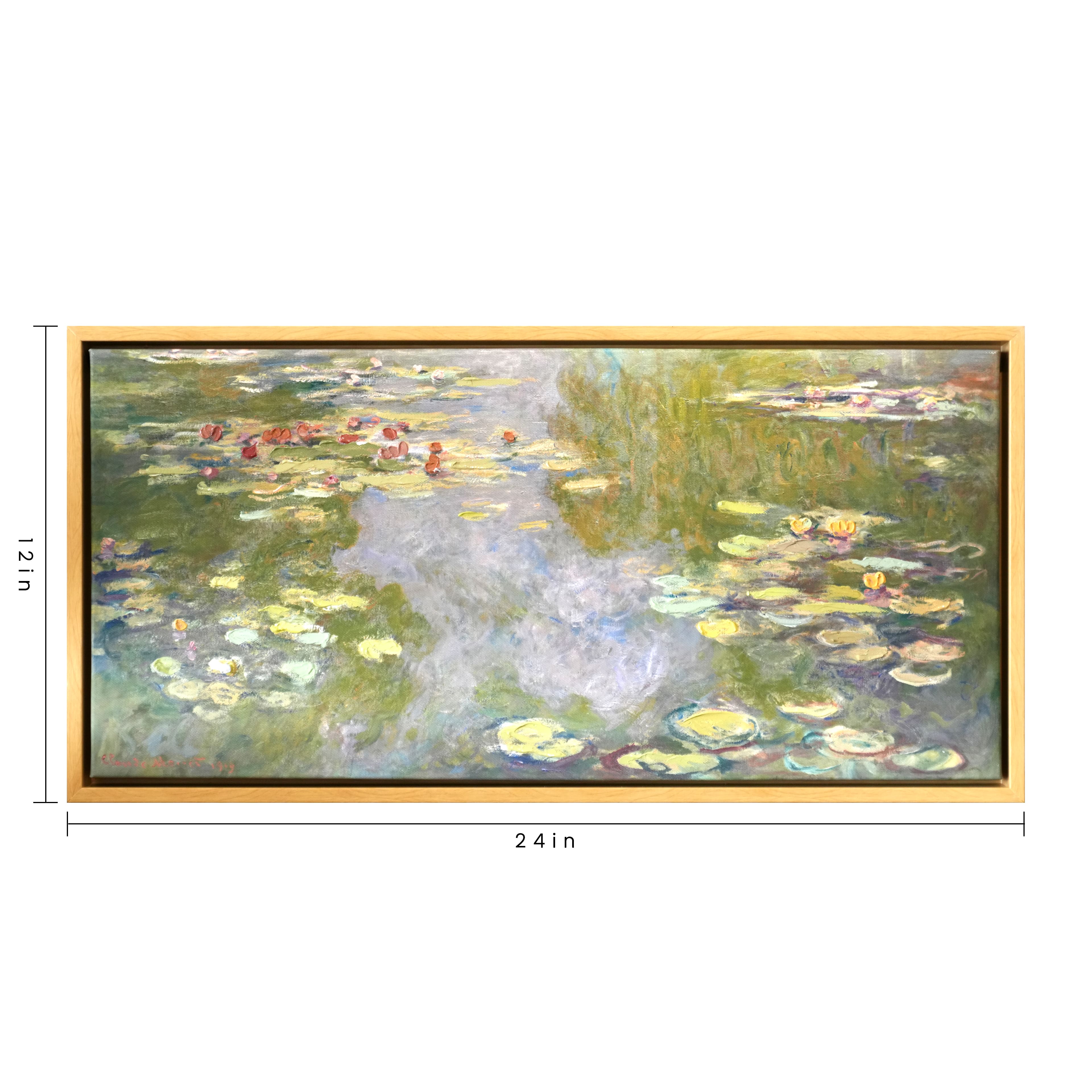 12&#x22; x 24&#x22; Lily Pond Wall D&#xE9;cor by Ashland&#xAE;