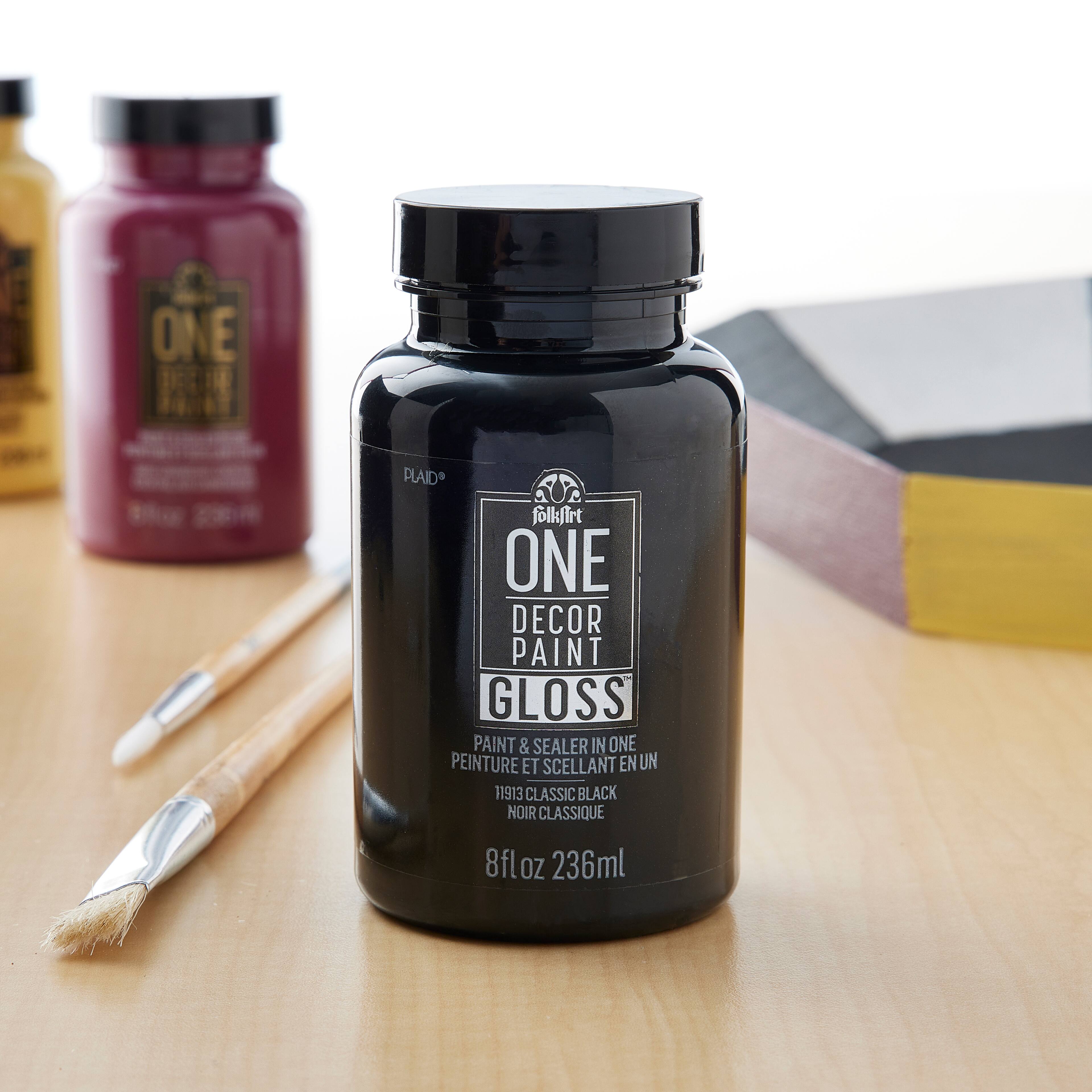 12 Pack: FolkArt® One Décor Paint™ Gloss Paint & Sealer