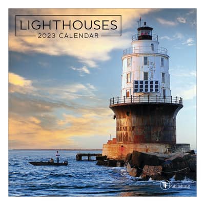 Tf Publishing 2023 Lighthouses Mini Calendar 