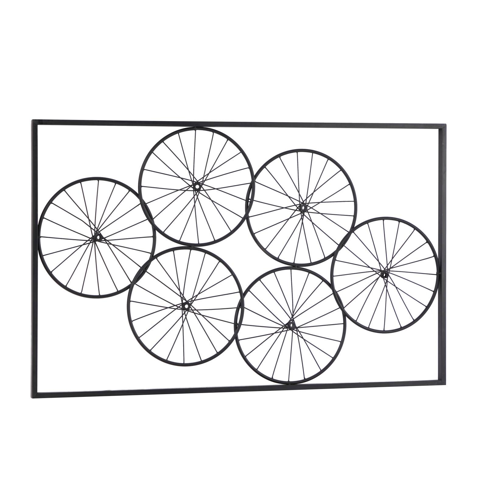 48&#x22; Black Iron Rustic Wall D&#xE9;cor