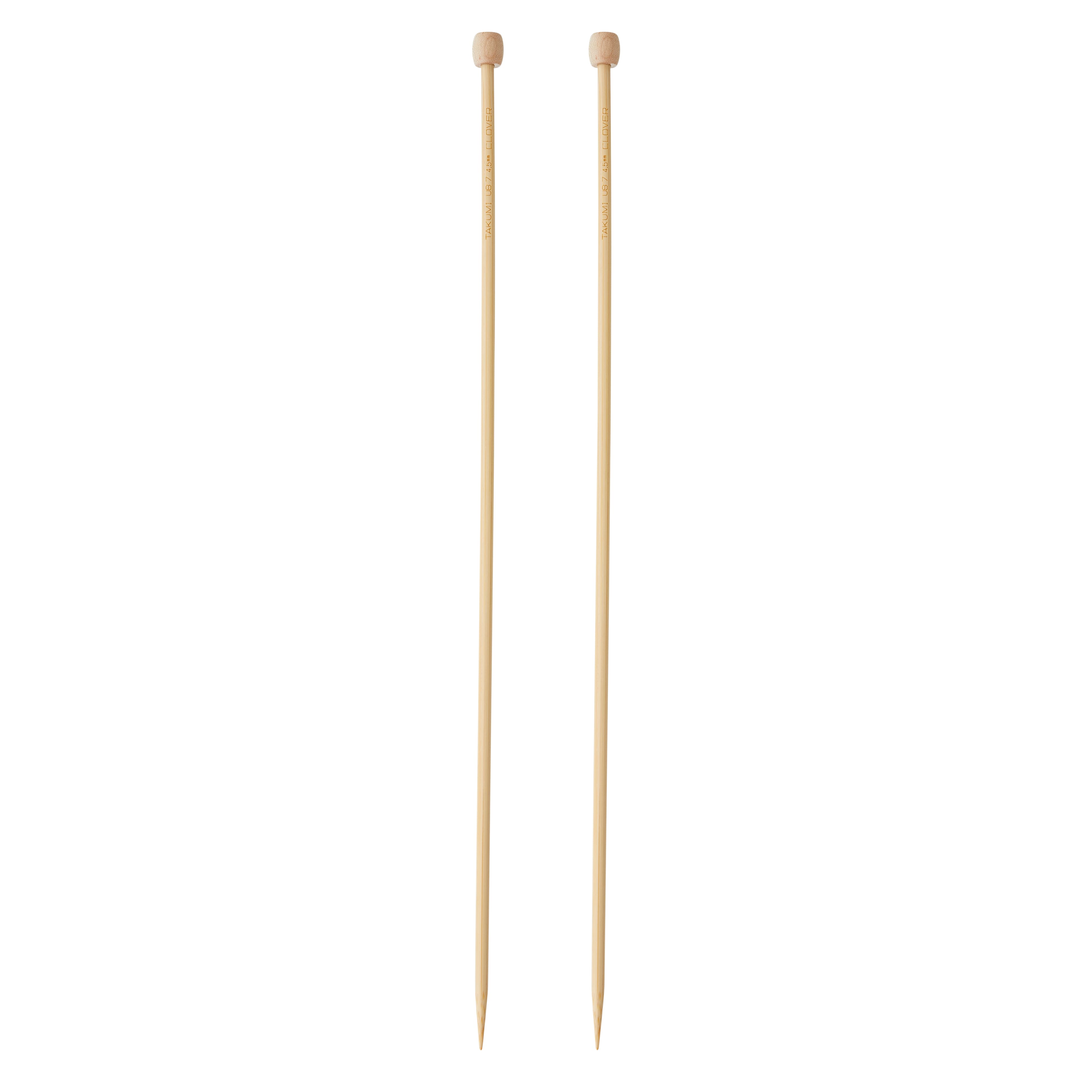 Takumi Bamboo Single Pointed Knitting Needles, 13
