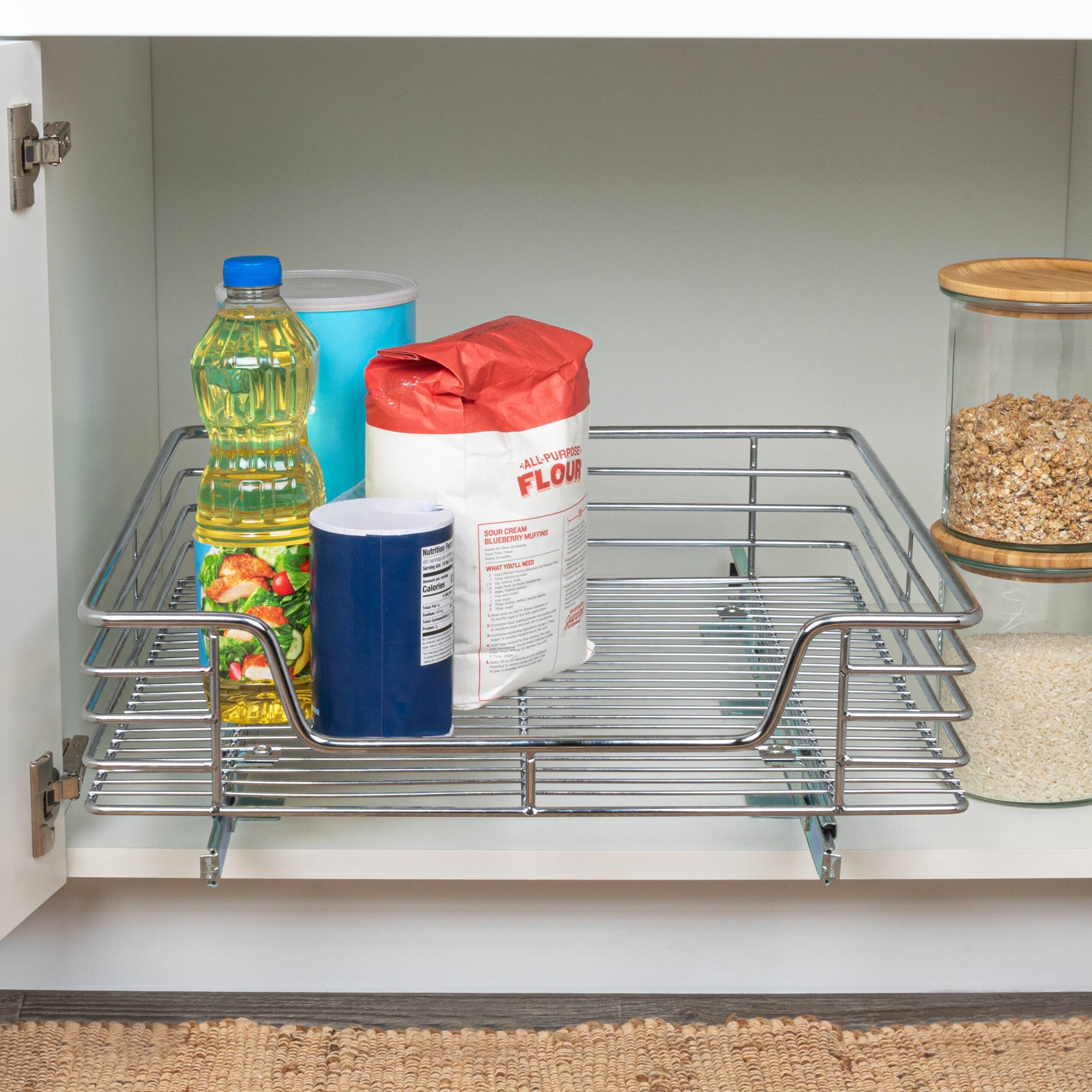Household Essentials Glidez Chrome Cabinet Organizer