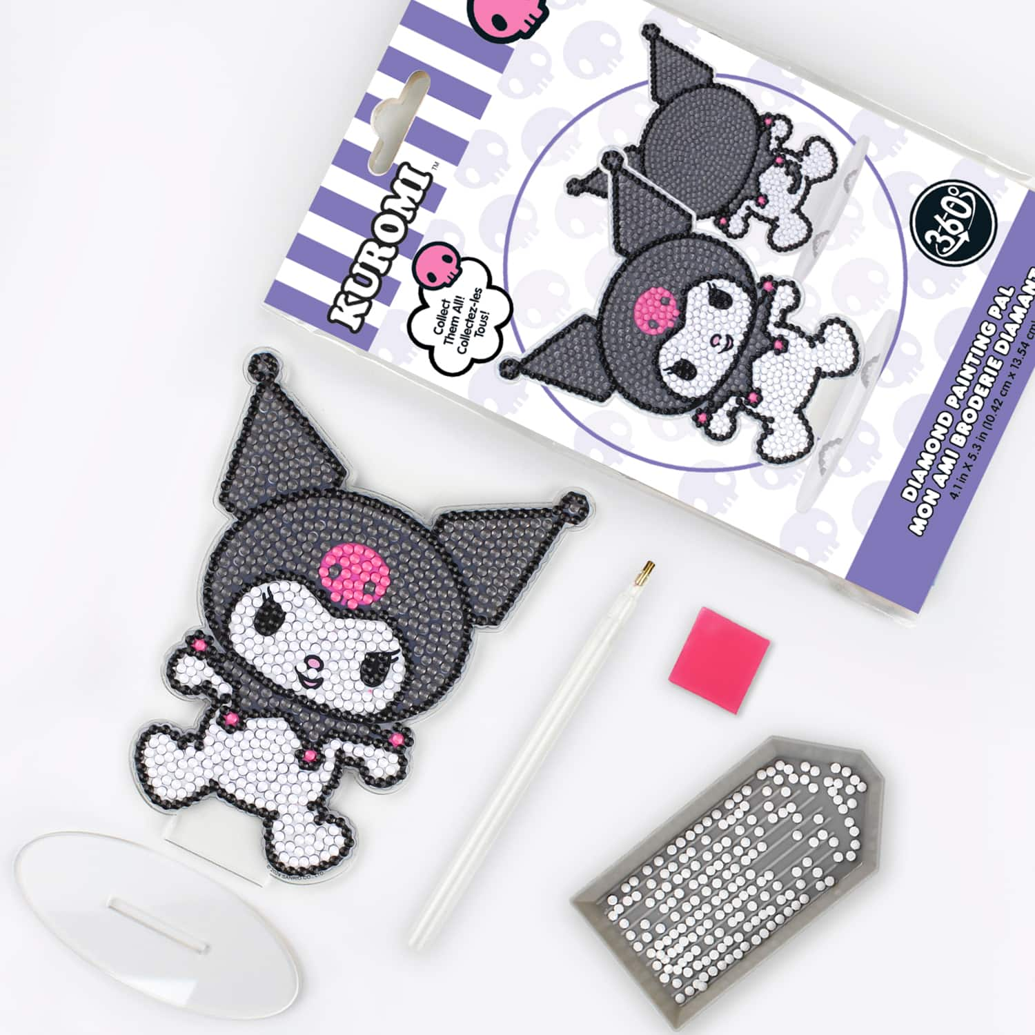 Camelot&#xAE; Dots Hello Kitty&#xAE; Kuromi&#x2122; Diamond Painting Pal Kit