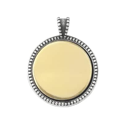 ImpressArt® Artisan Silver Circle Stampable Bezel Set