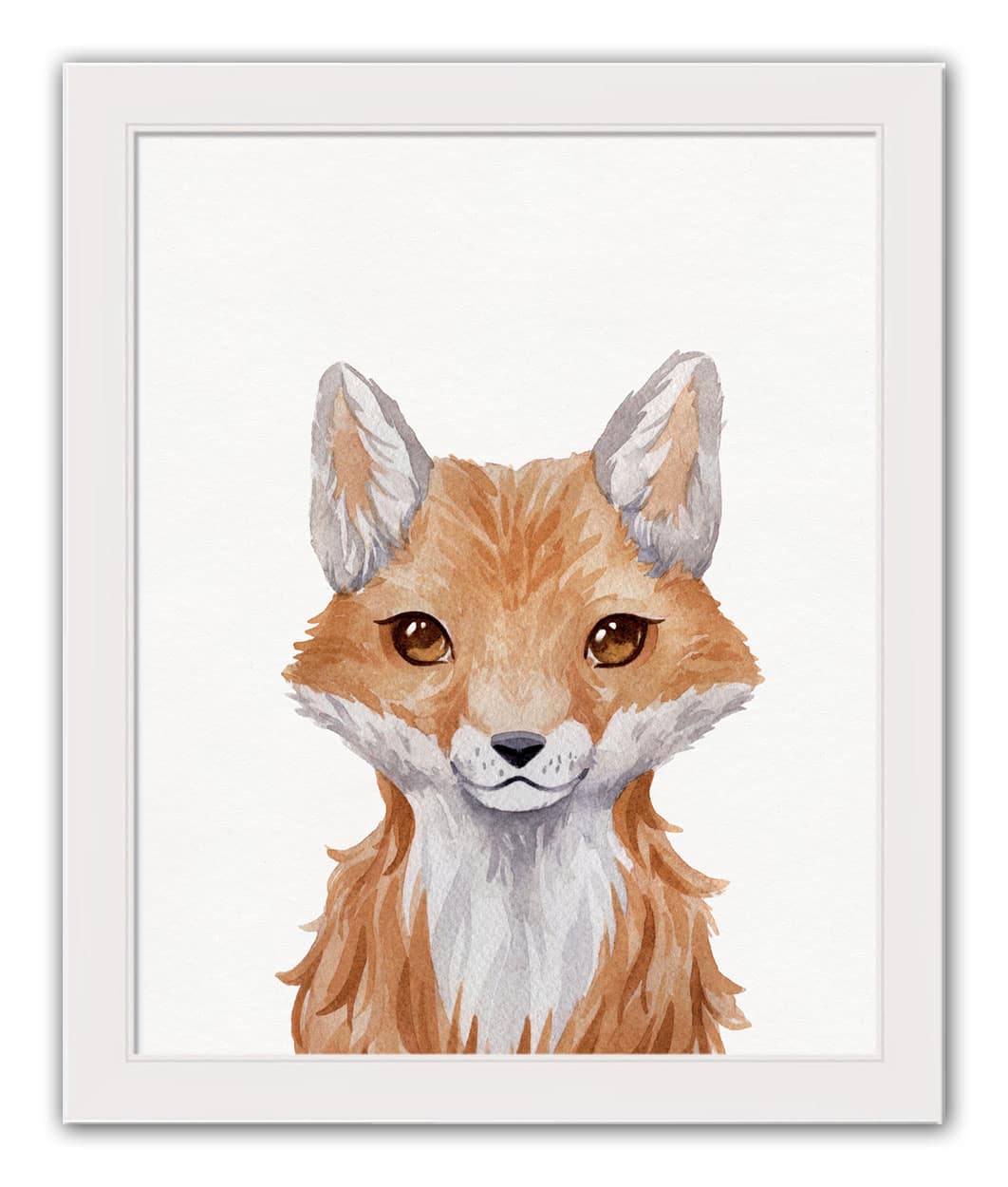 Baby Animal Framed Print Wall Hanging
