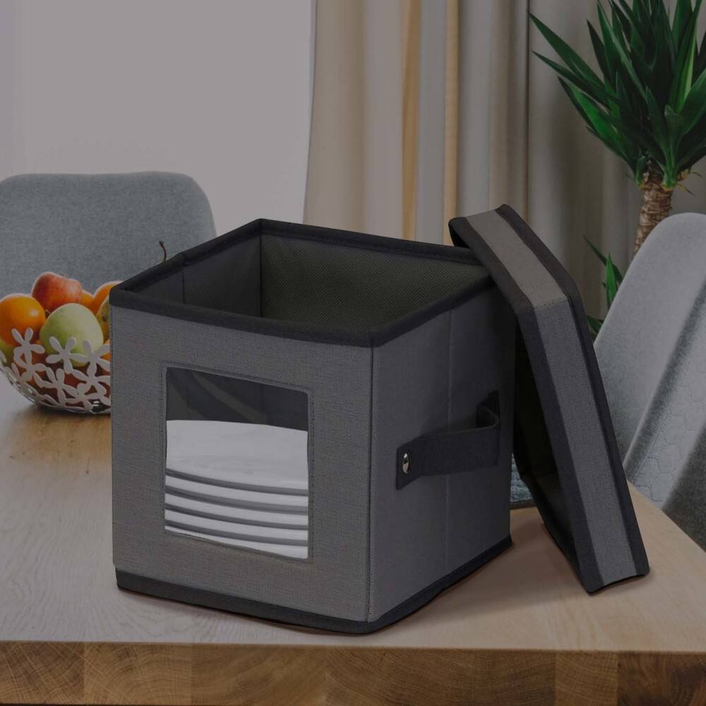 Household Essentials Plate Storage Box