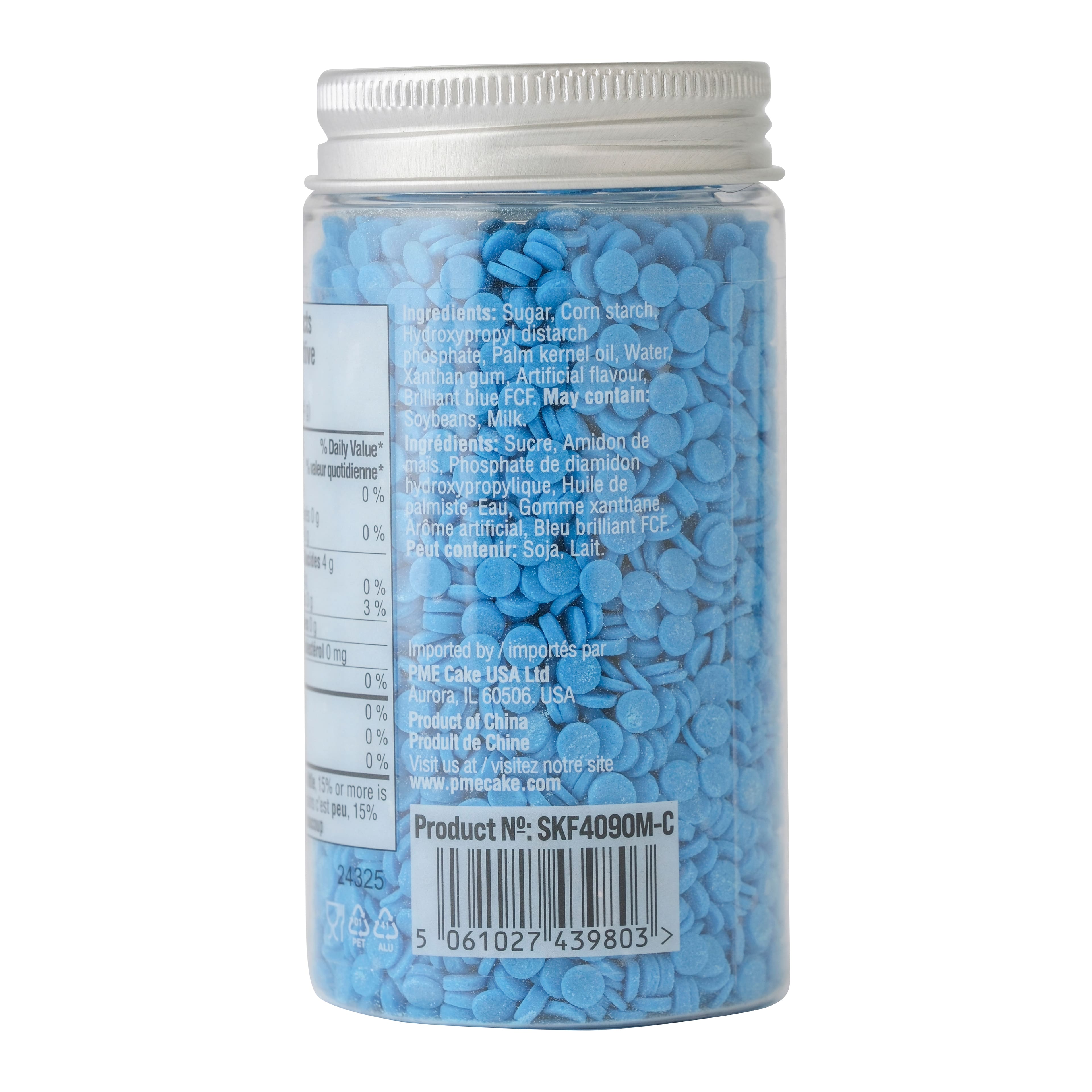 Nonpareilles rondes plates Sweet Street de PME Cake, 99 g