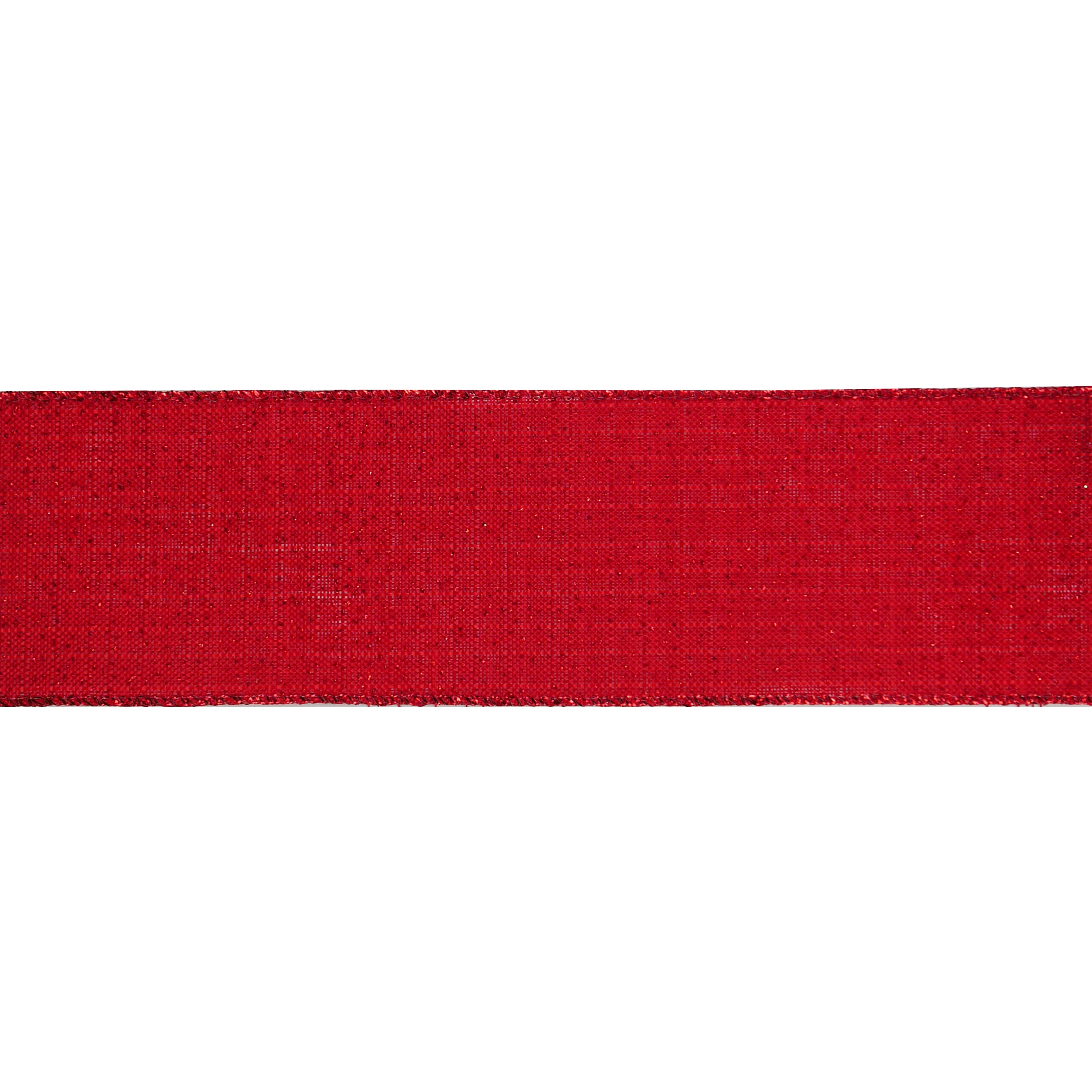 2.5" x 80ft. Red Shimmer Wired Jumbo Ribbon by Celebrate It®