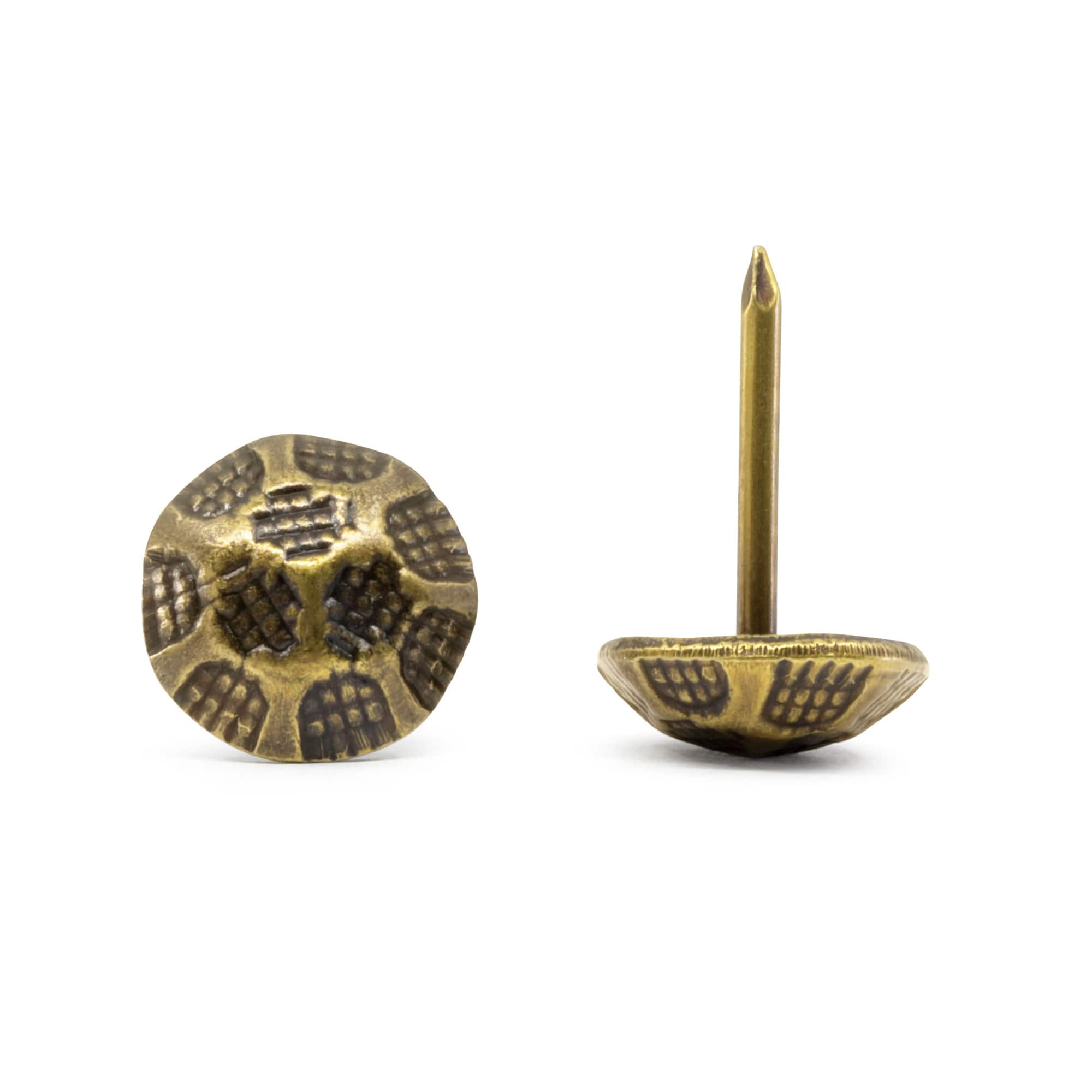 Dritz&#xAE; Home 7/16&#x22; Antique Brass Hammered Decorative Nails, 300ct.