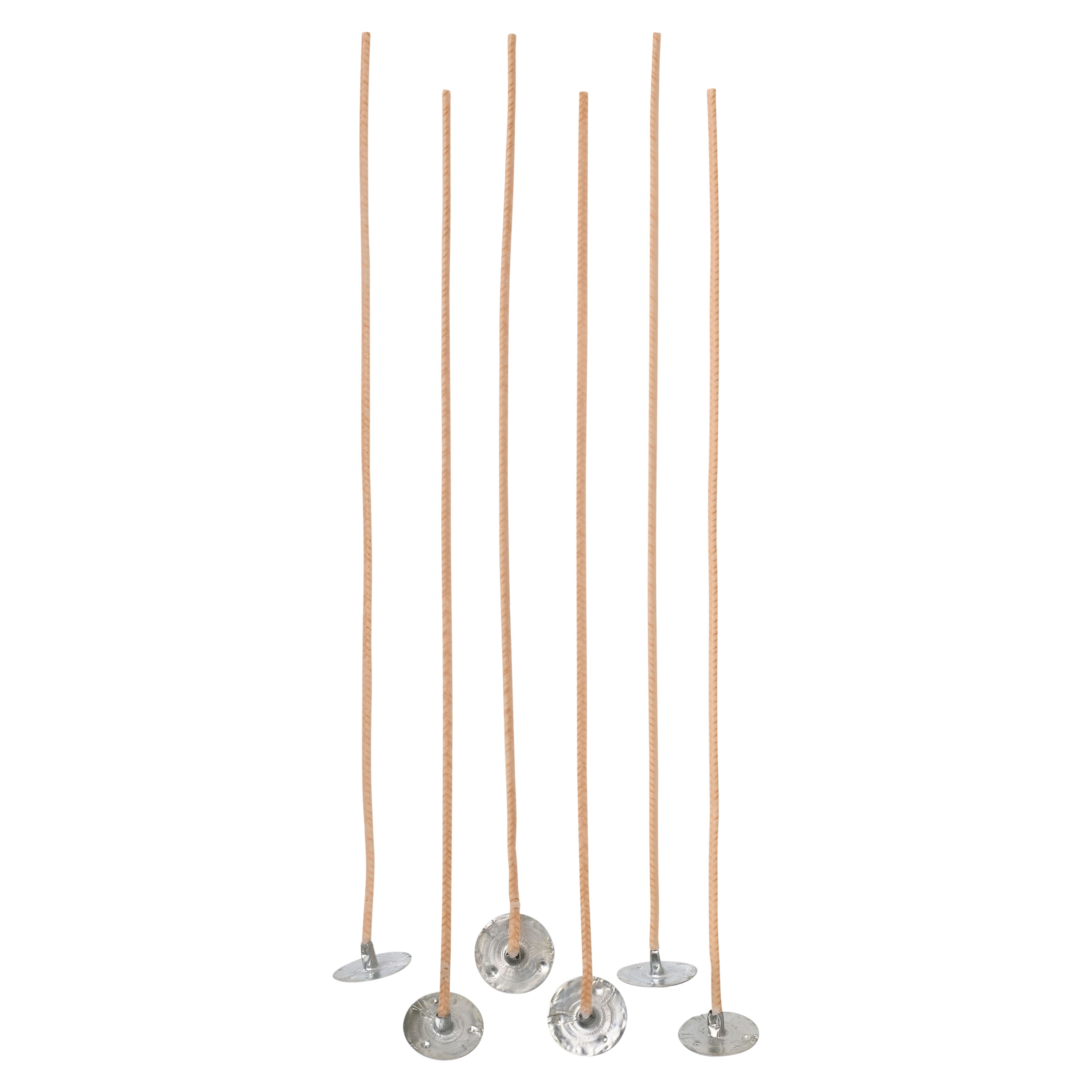 CANDLE WICKS Pre Tabbed 6-inch ZINC CORE Lots of 10 to 200 Candle Making