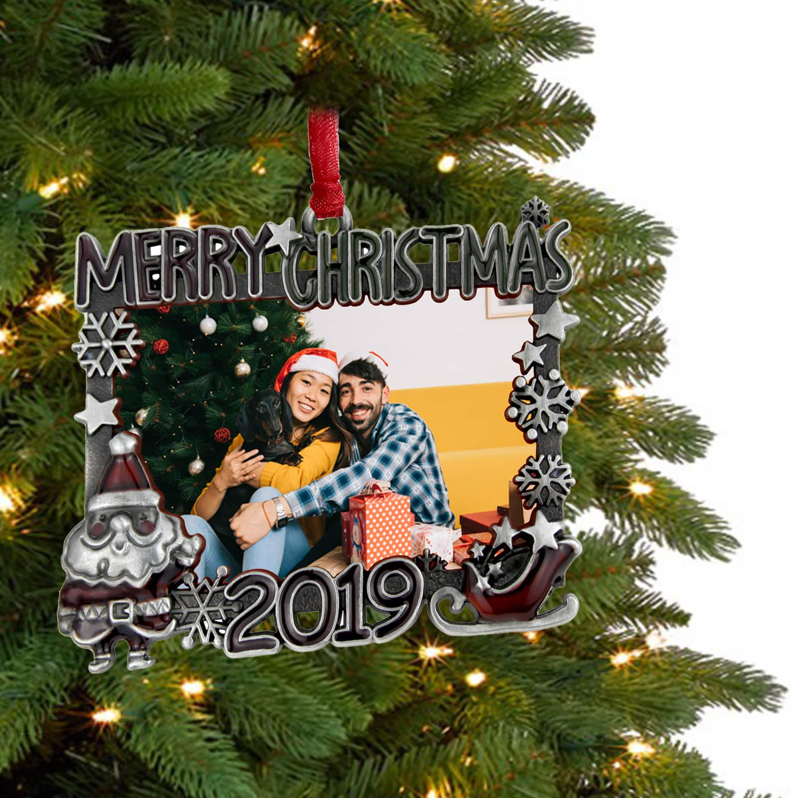 Find The Merry Christmas 2019 Frame Ornament By Studio Decor At