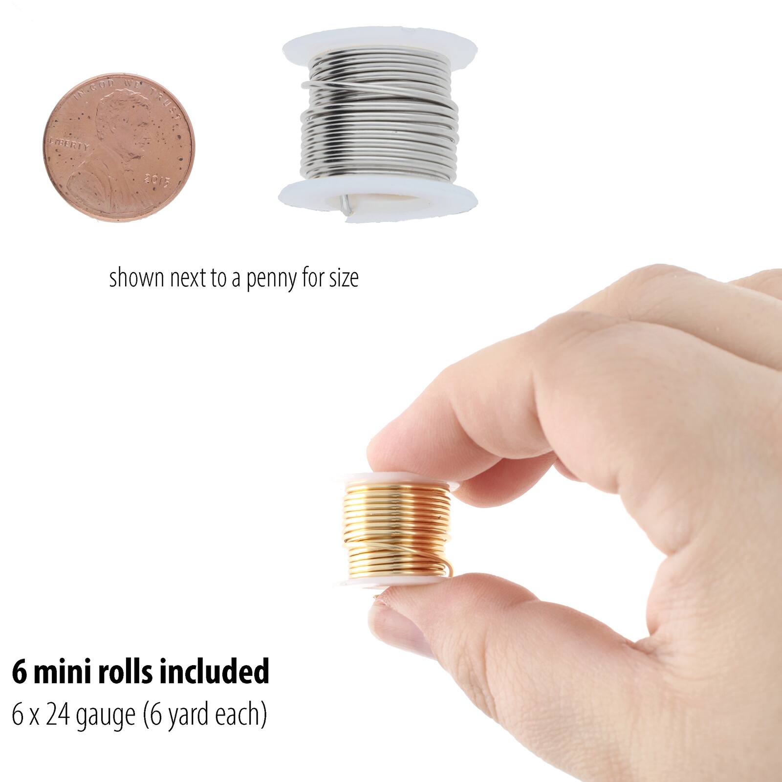 The Beadsmith&#xAE; Wire Elements&#x2122; Lacquered Tarnish Resistant Wire Set