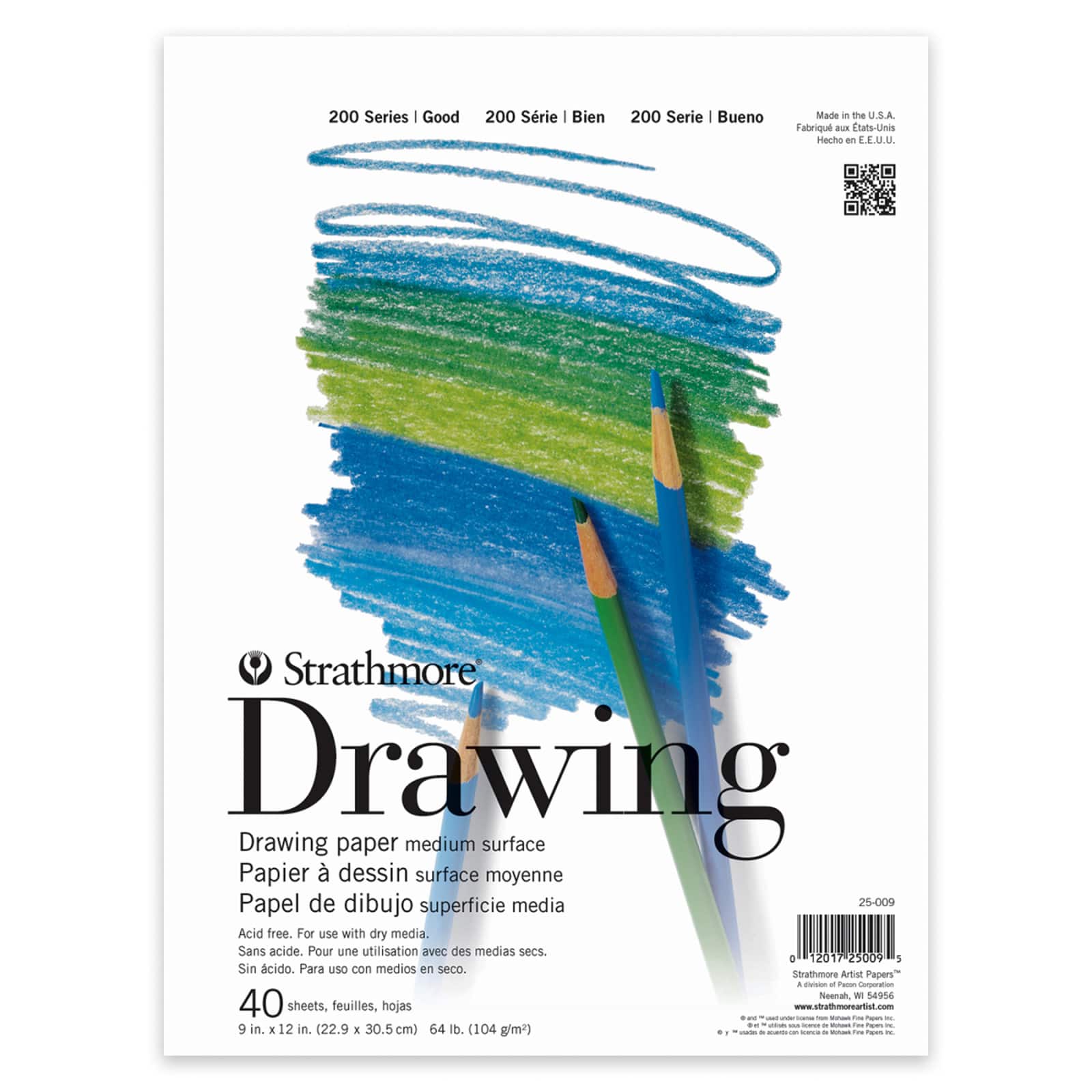 Strathmore&#xAE; 200 Series Drawing Paper Pad