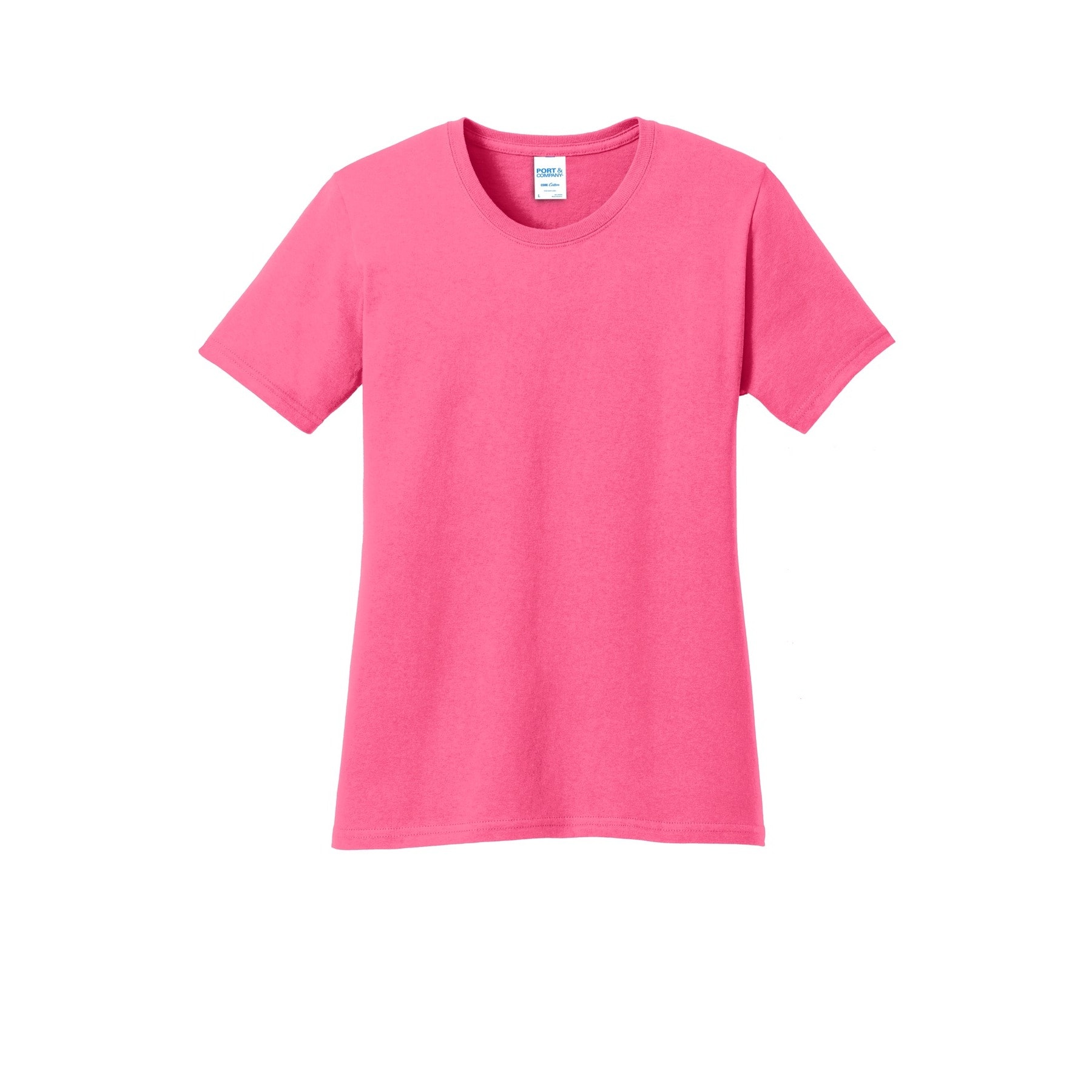 Port Company Colors Core Cotton Ladies T Shirt