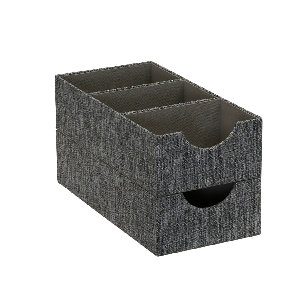 Household Essentials 3-Compartment Drawer Organizers, 2ct.