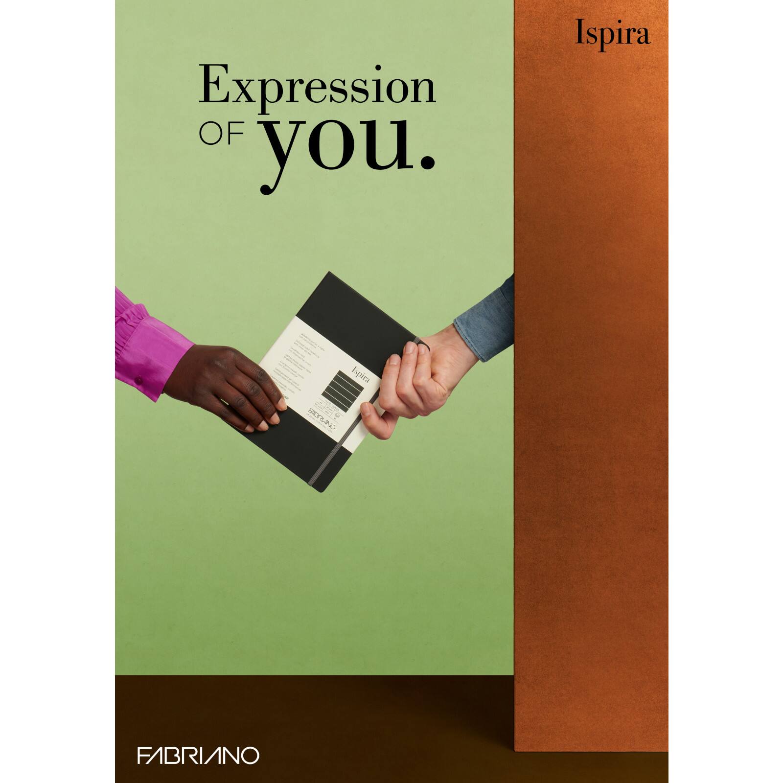 Fabriano&#xAE; Ispira A5 Lined Hardcover Notebook