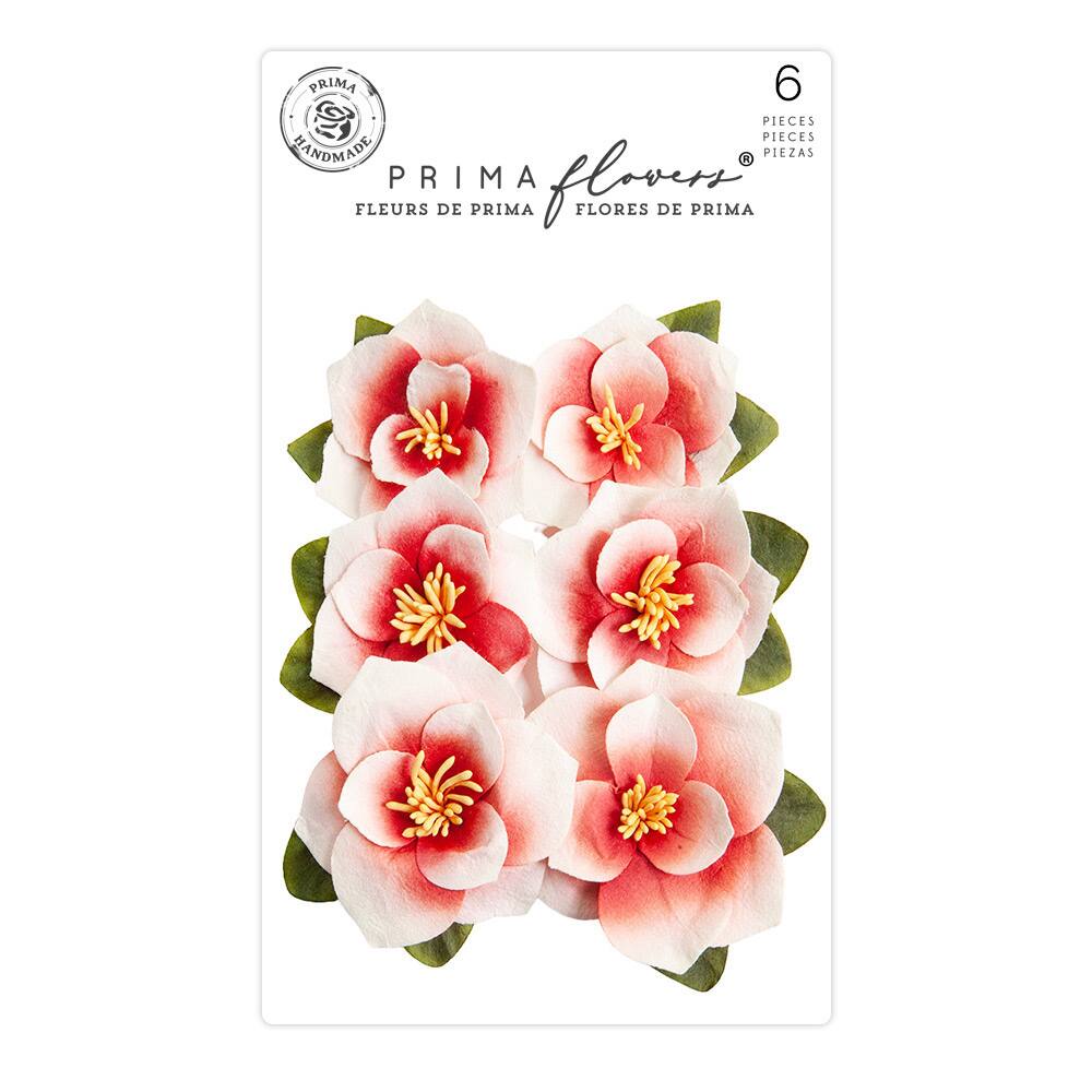 Prima® Magnolia Rouge Collection Blushing Florals Mulberry Paper