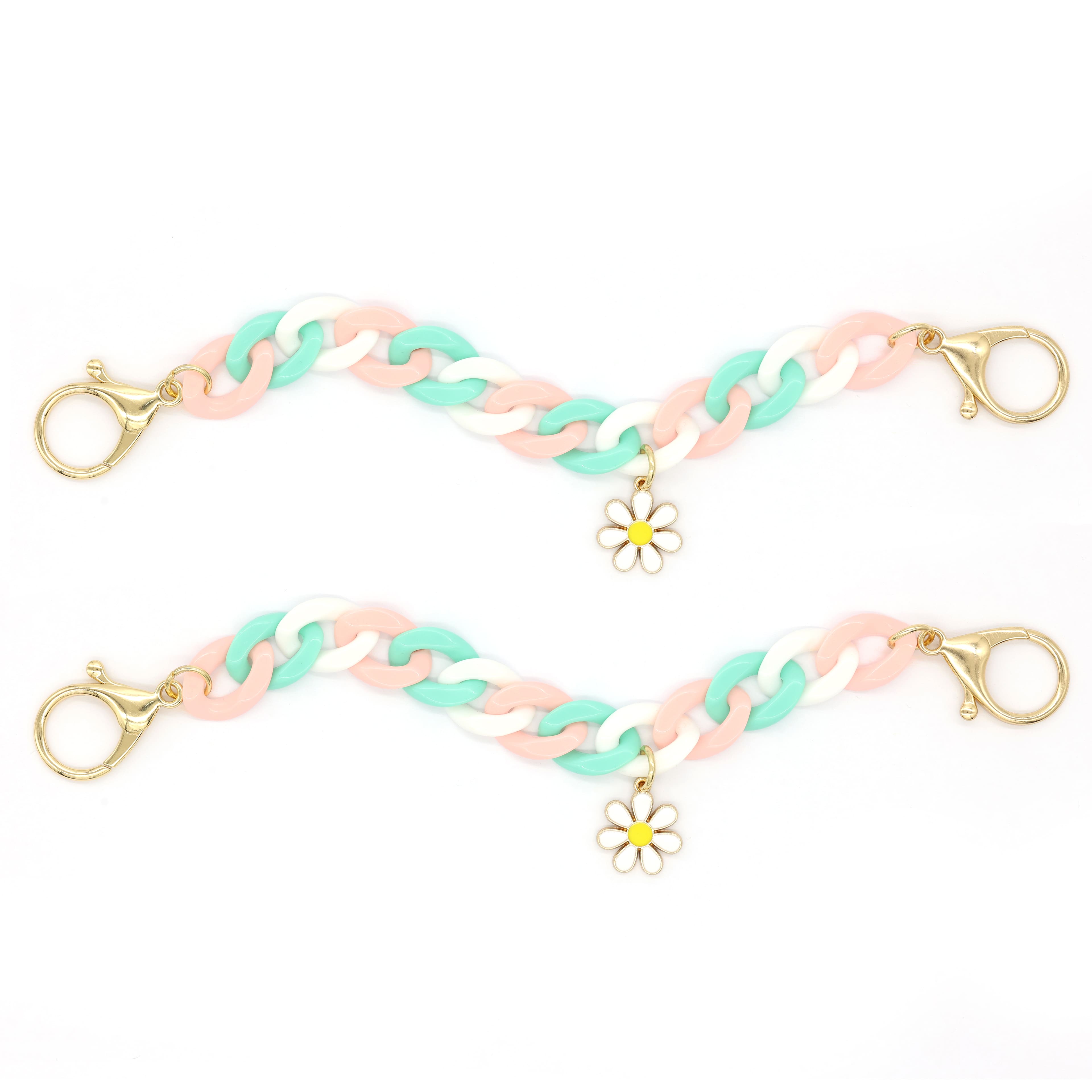 Summer Pink Flower Shoe Chains by Creatology&#x2122;
