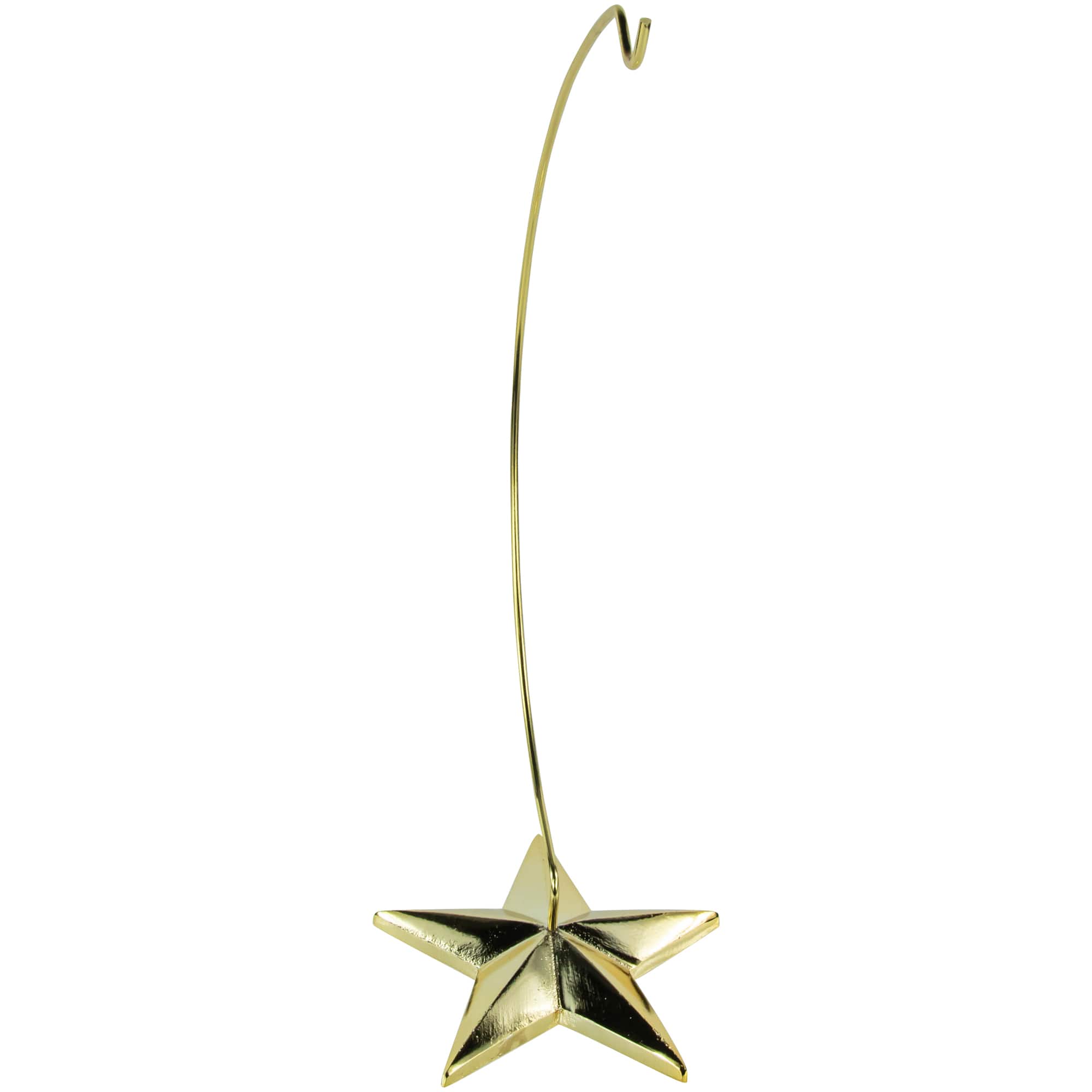 Star Ornament Holder Christmas Display Stand - 12.5" - Gold