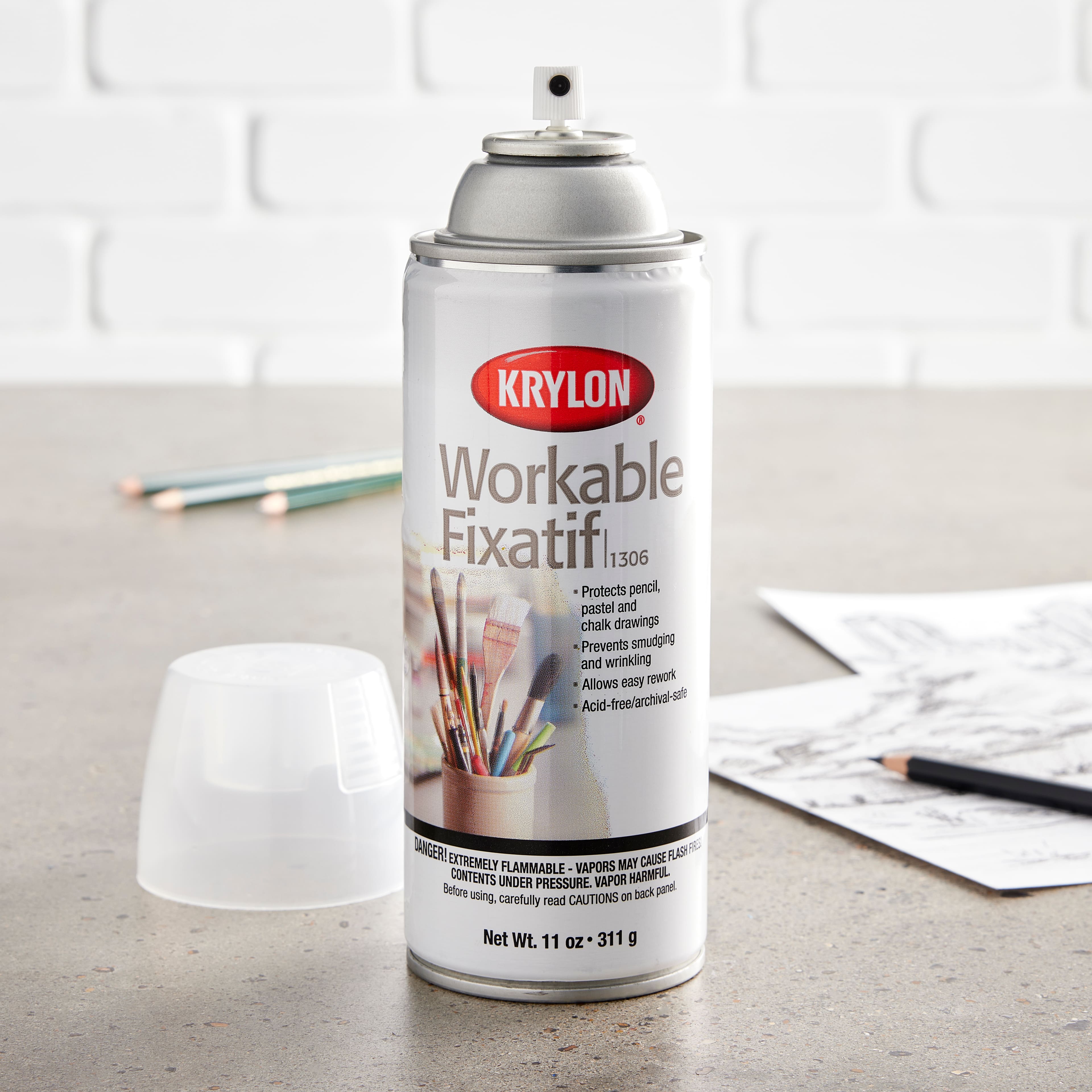 Does anyone know if krylon workable fixatif works for doll