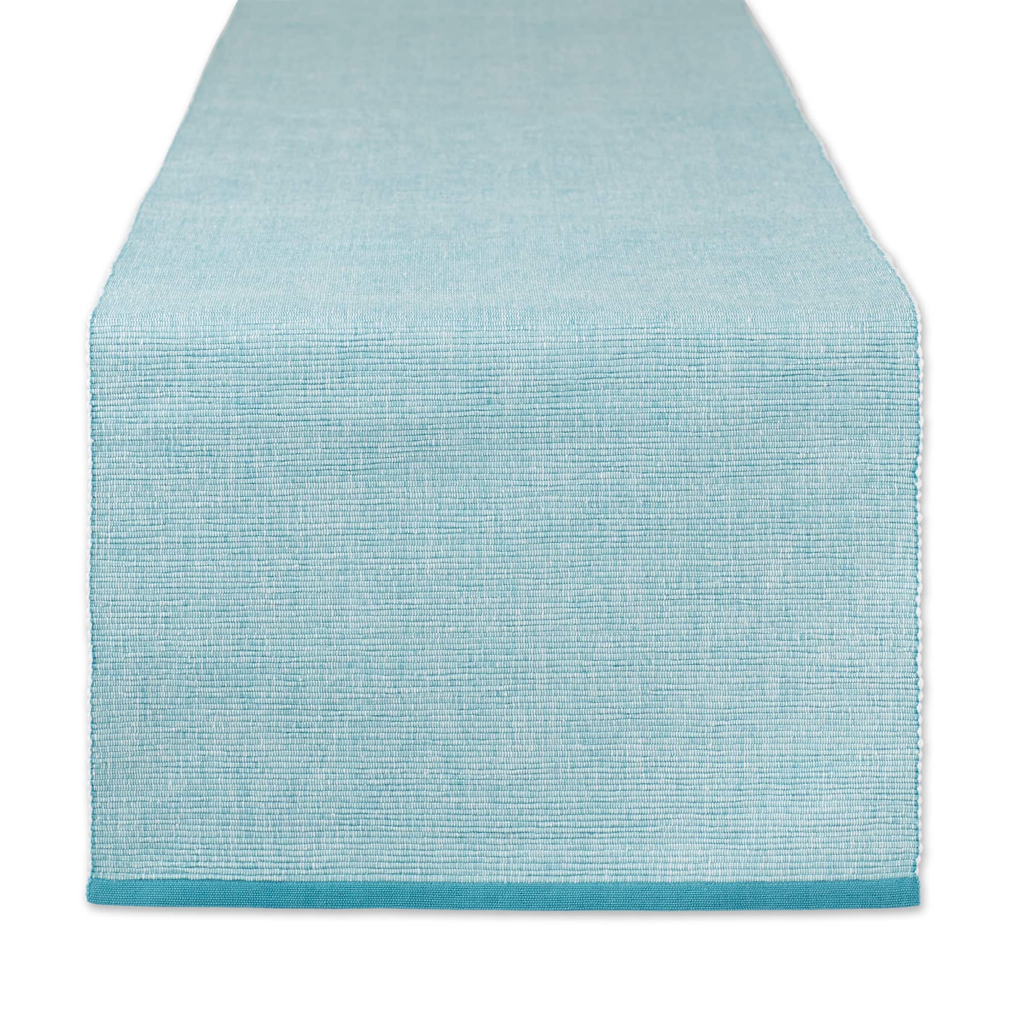 DII® 72" Chambray Ribbed Cotton Table Runner