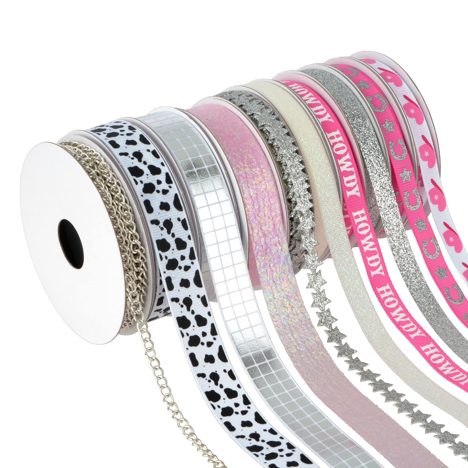 2yd. Disco Cowgirl Value Pack Ribbon by Celebrate It&#xAE;