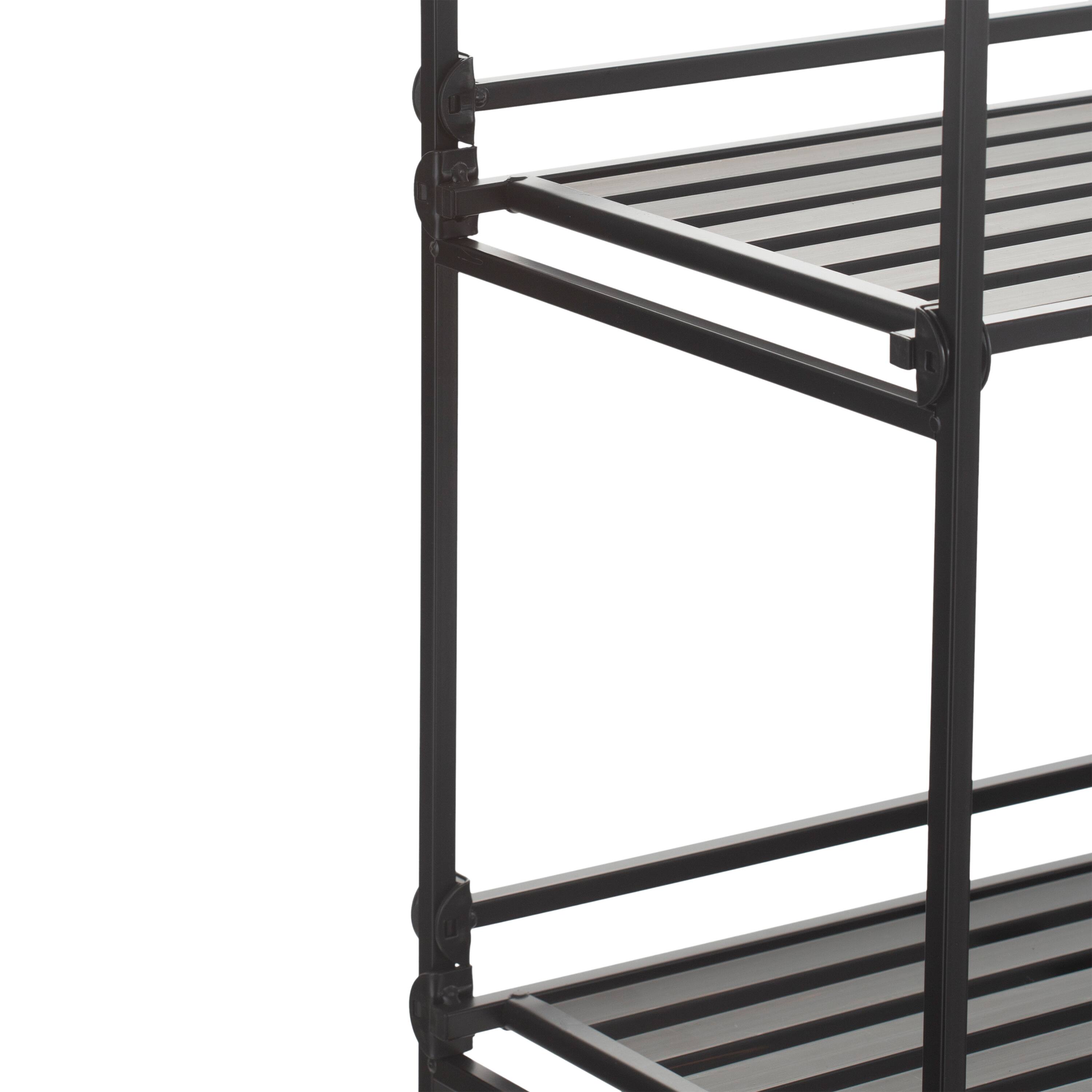 Organize It All 4 Tier Espresso Freestanding Shelf