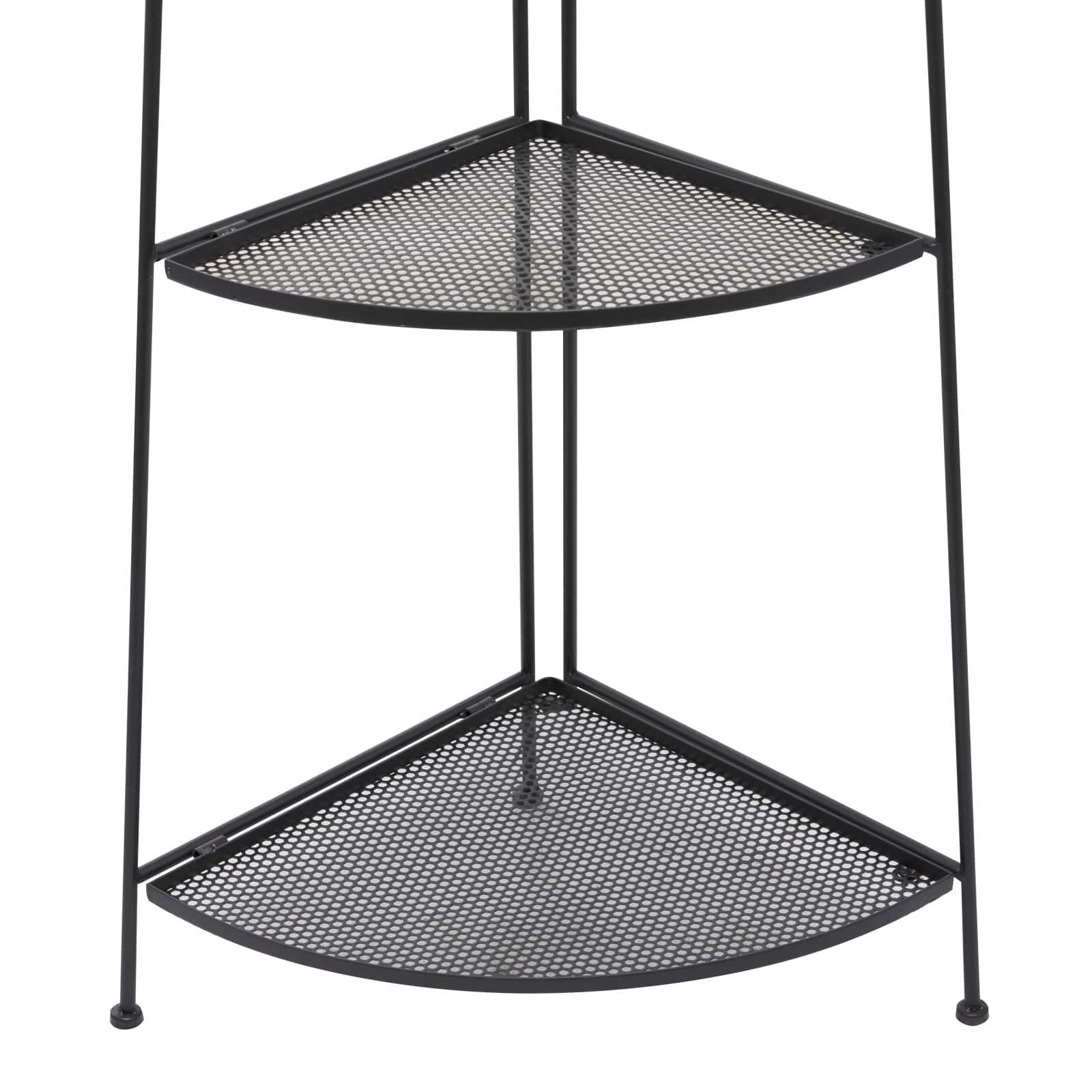 Black Iron Contemporary Bakers Rack, 27" x 22" x 16"