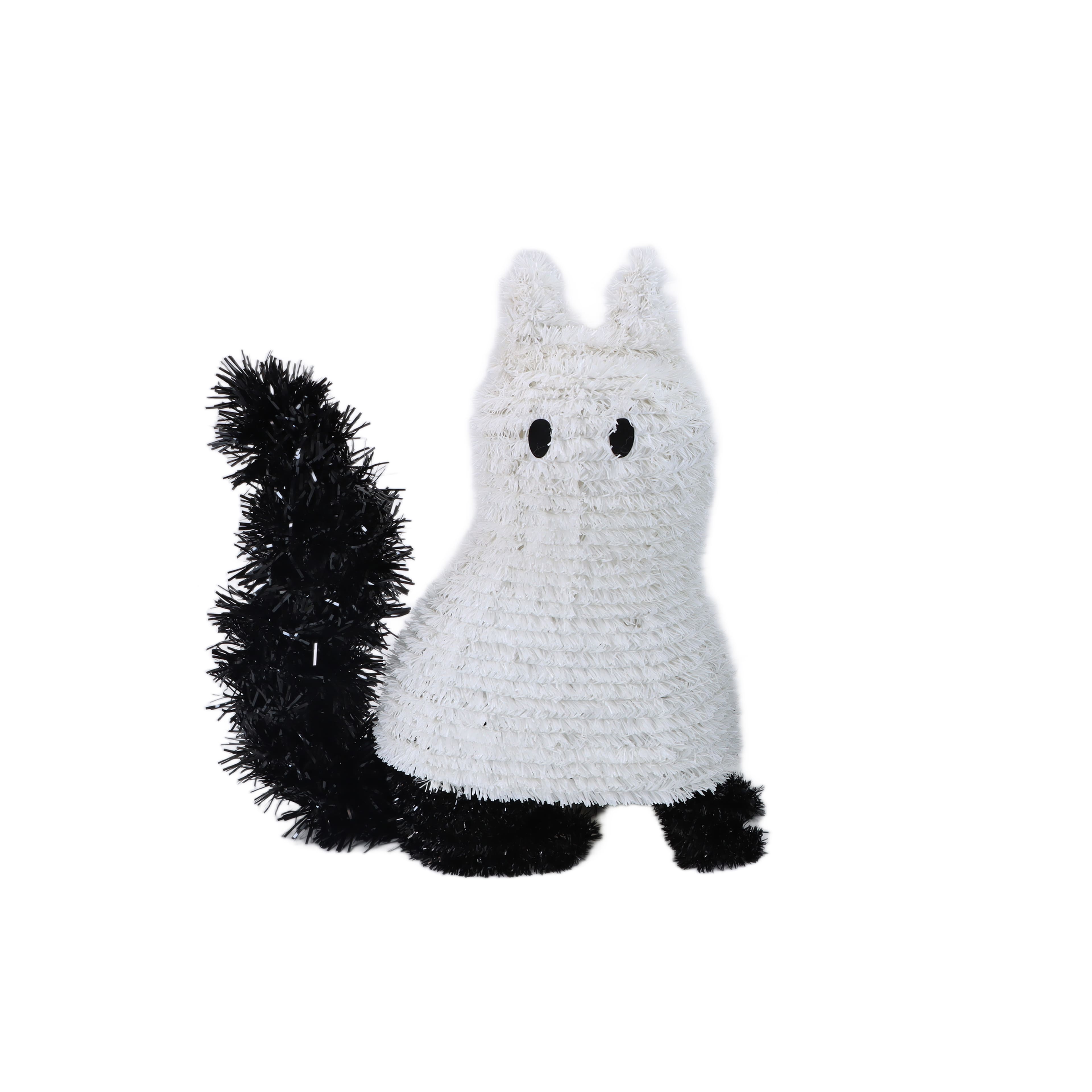12&#x22; Cat Ghost Tinsel Accent by Ashland&#xAE;