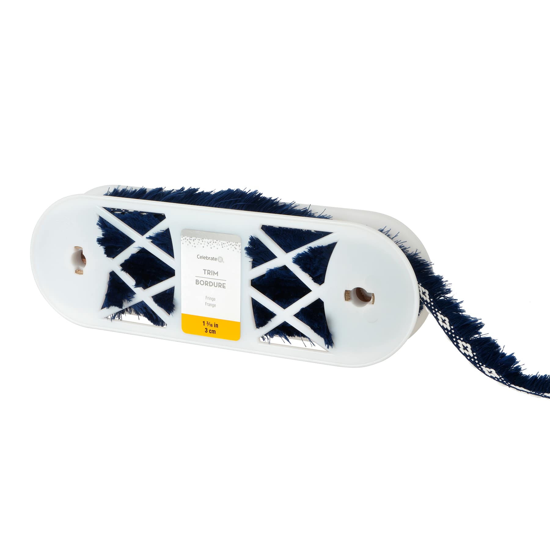 1 3/16&#x22; Diamond Jacquard Fringe Trim by Celebrate It&#xAE;