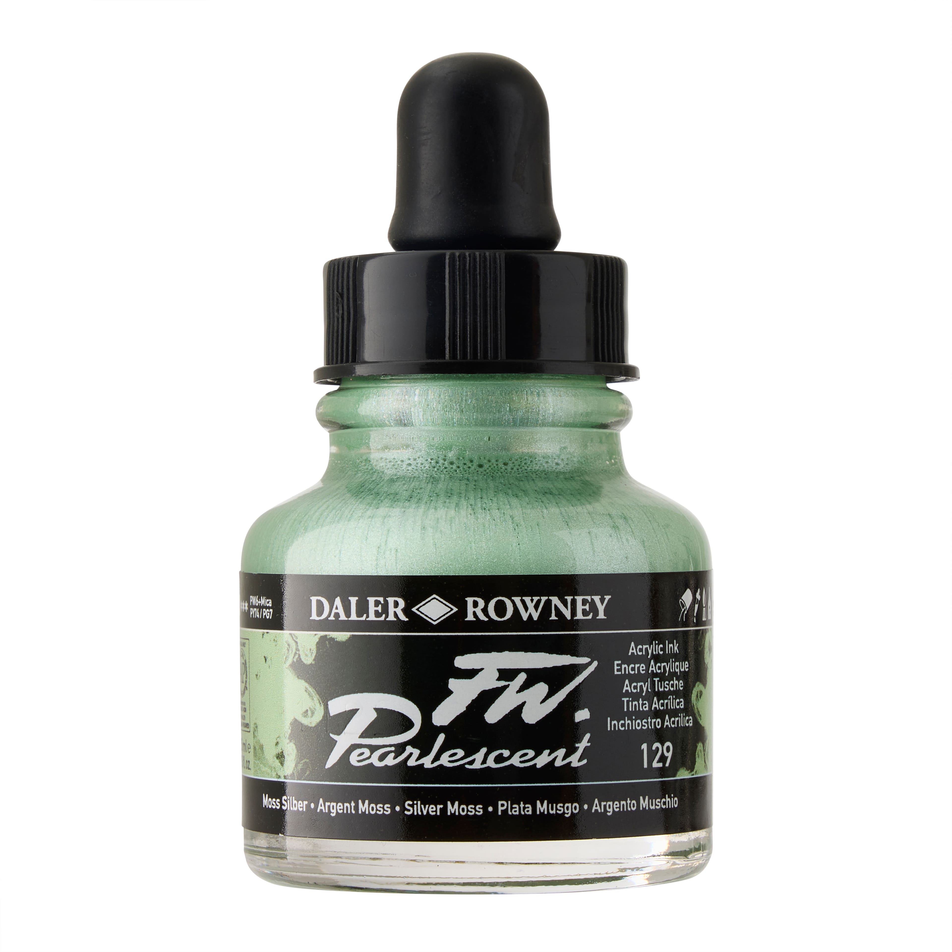 Daler-Rowney&#xAE; 1oz. FW Pearlescent Liquid Acrylic Ink