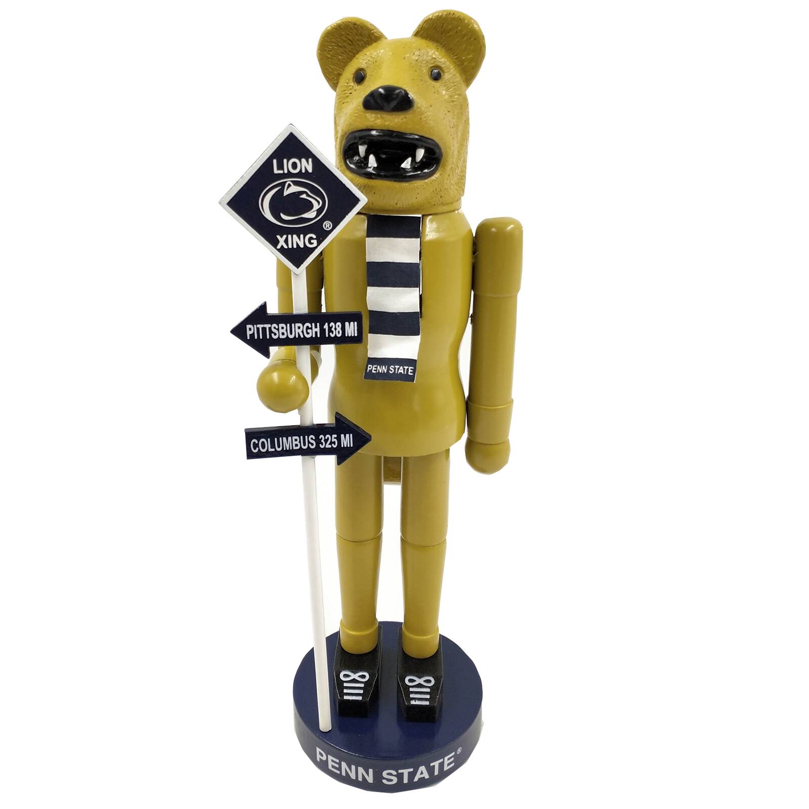 Santa's Workshop 12" Pennsylvania State University Rivalry Nutcracker
