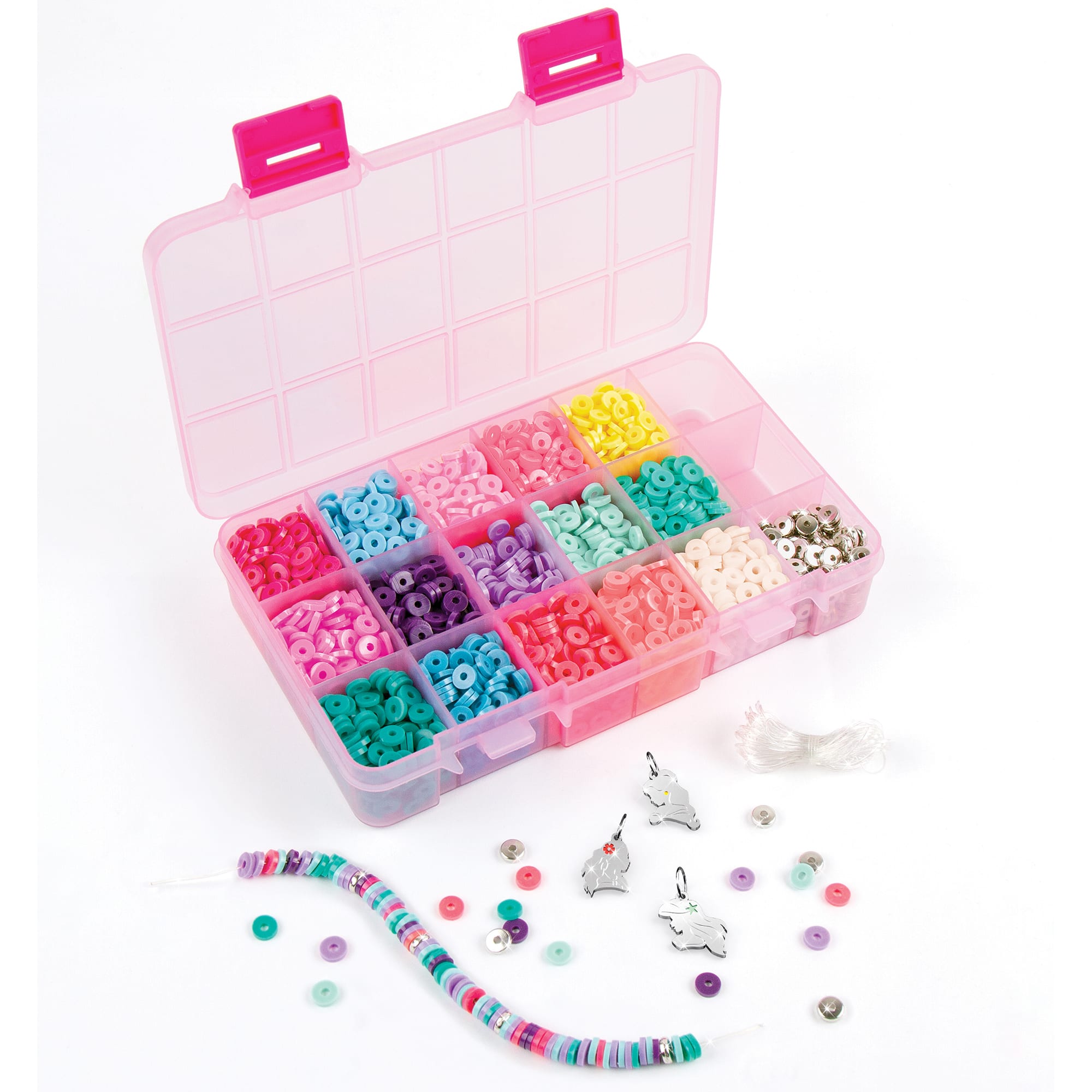 Make It Real Disney Princess Royal Rounds Heishi Beads Bracelet Activity Kit