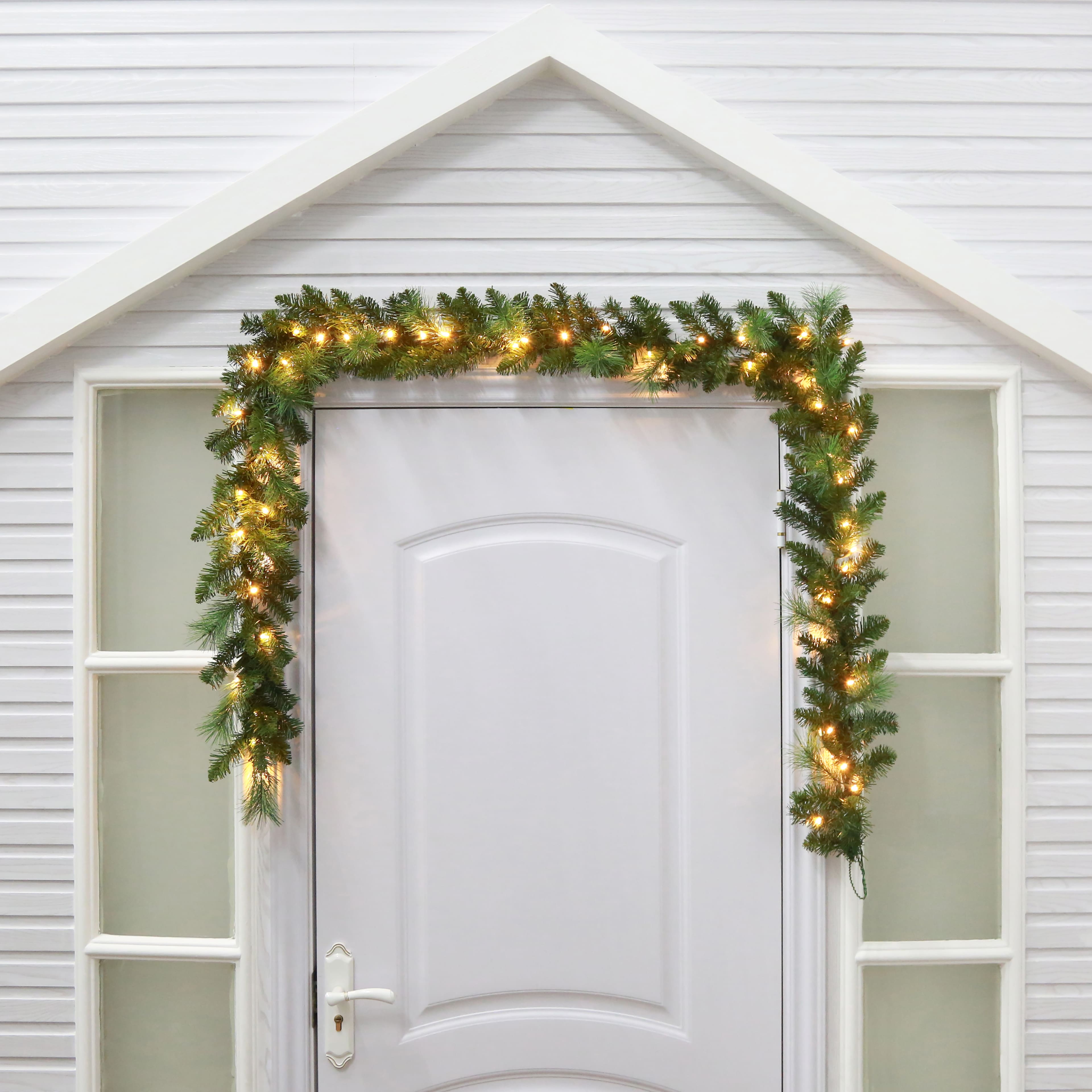 9ft. Pre-Lit Garland by Ashland&#xAE;