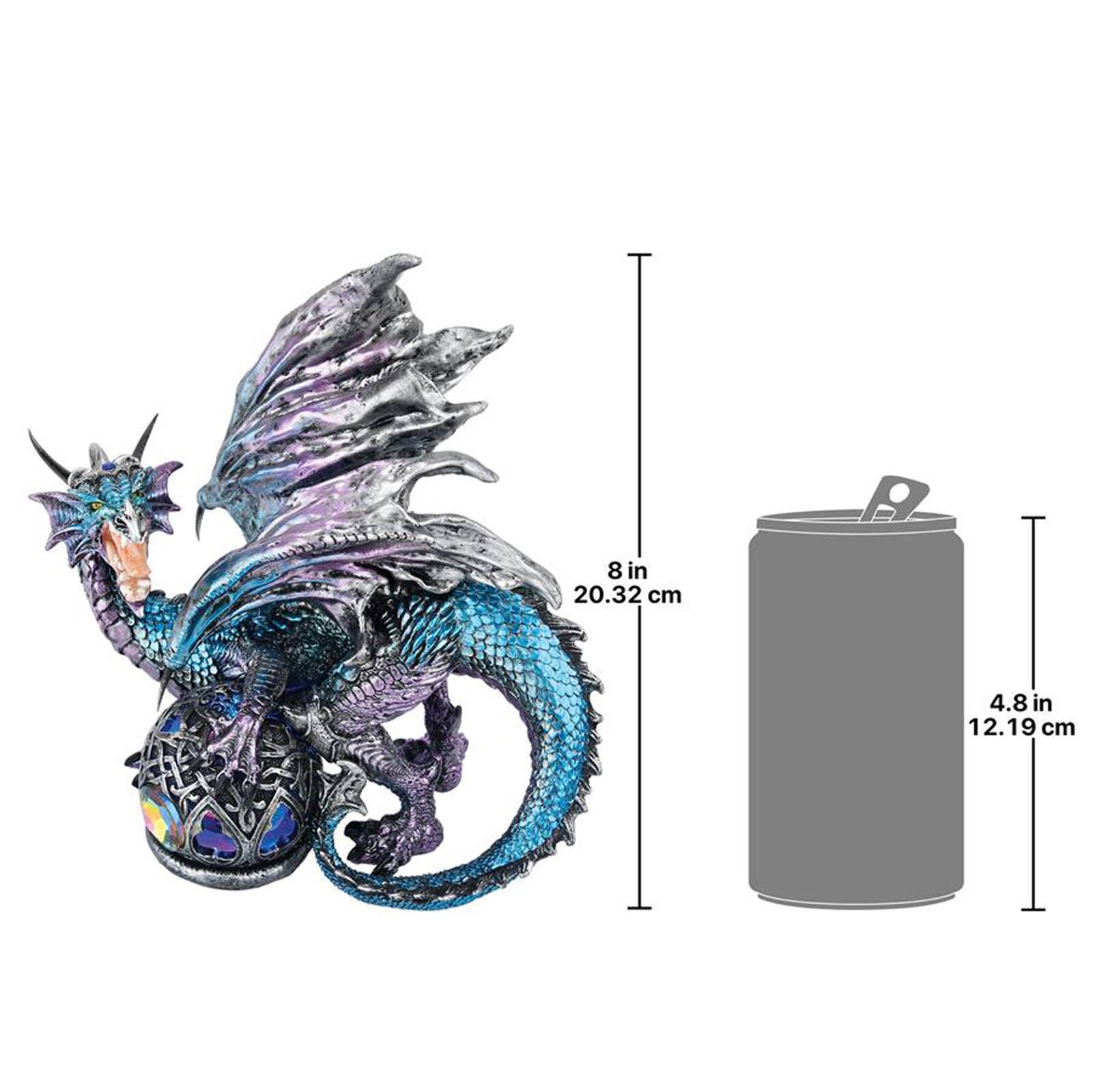 Design Toscano 8" Fanged Shadow Gothic Dragon Statue