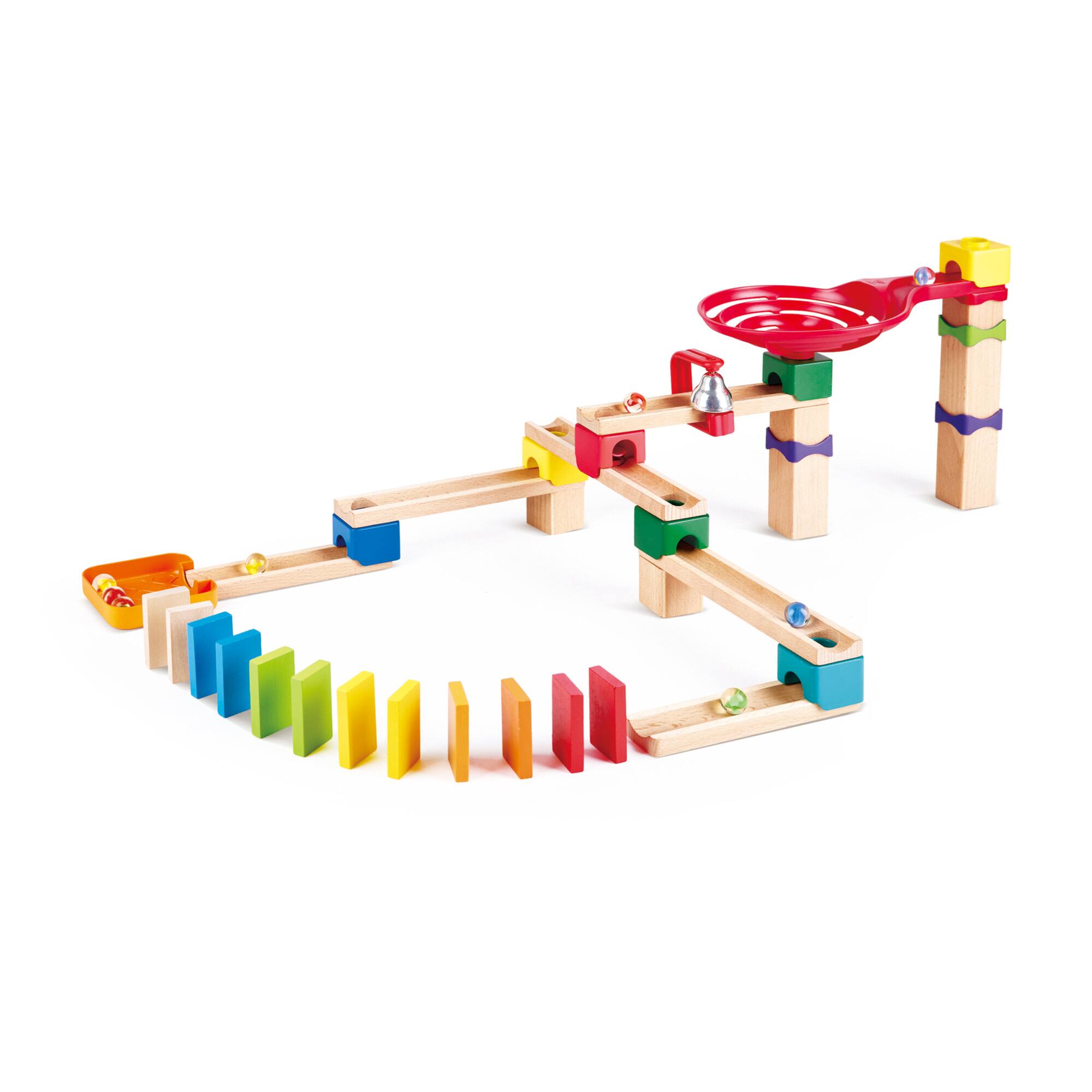 Hape Marble Run Crazy Rollers Racetrack DIY Wood Building Racetrack