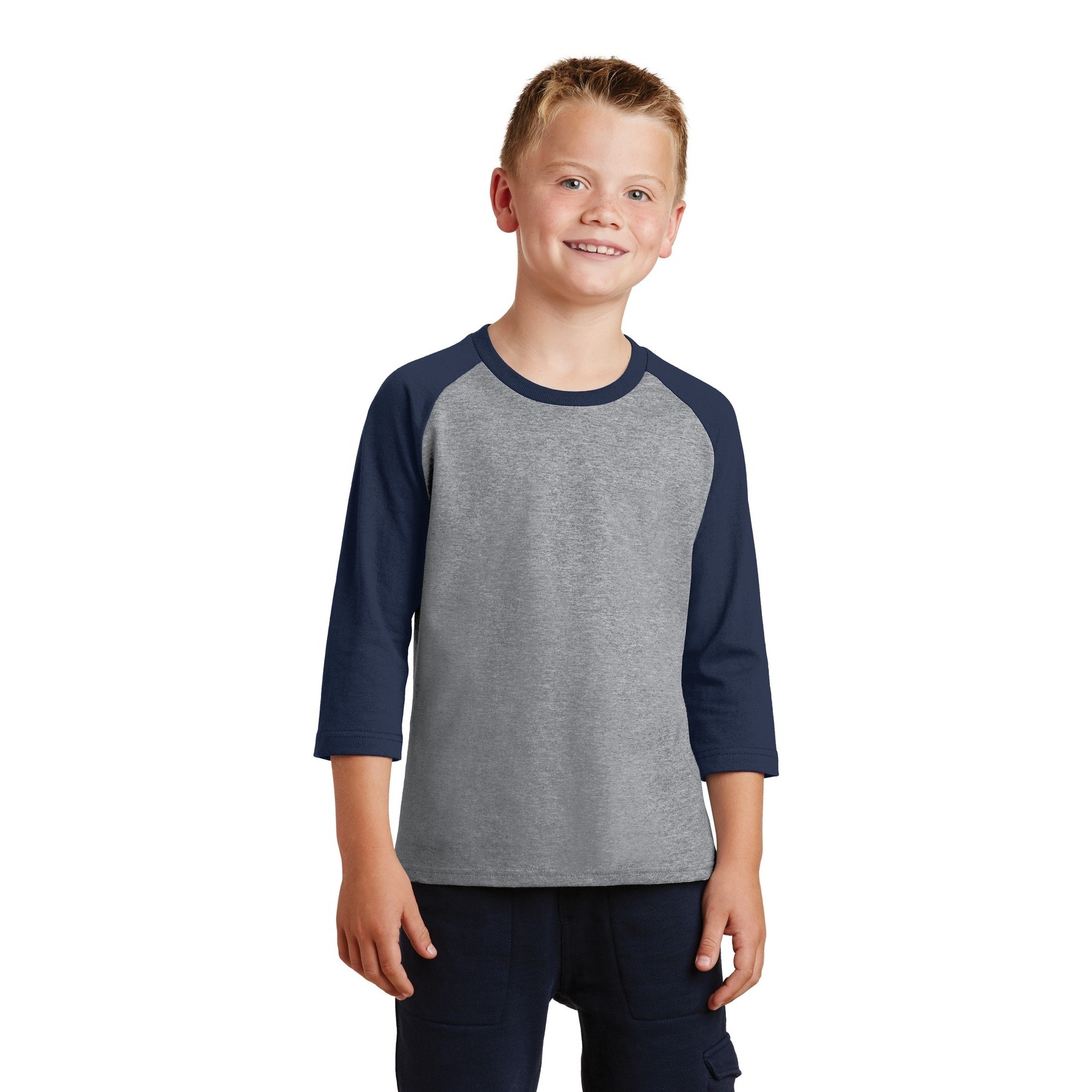 Port &#x26; Company Youth Raglan Tee